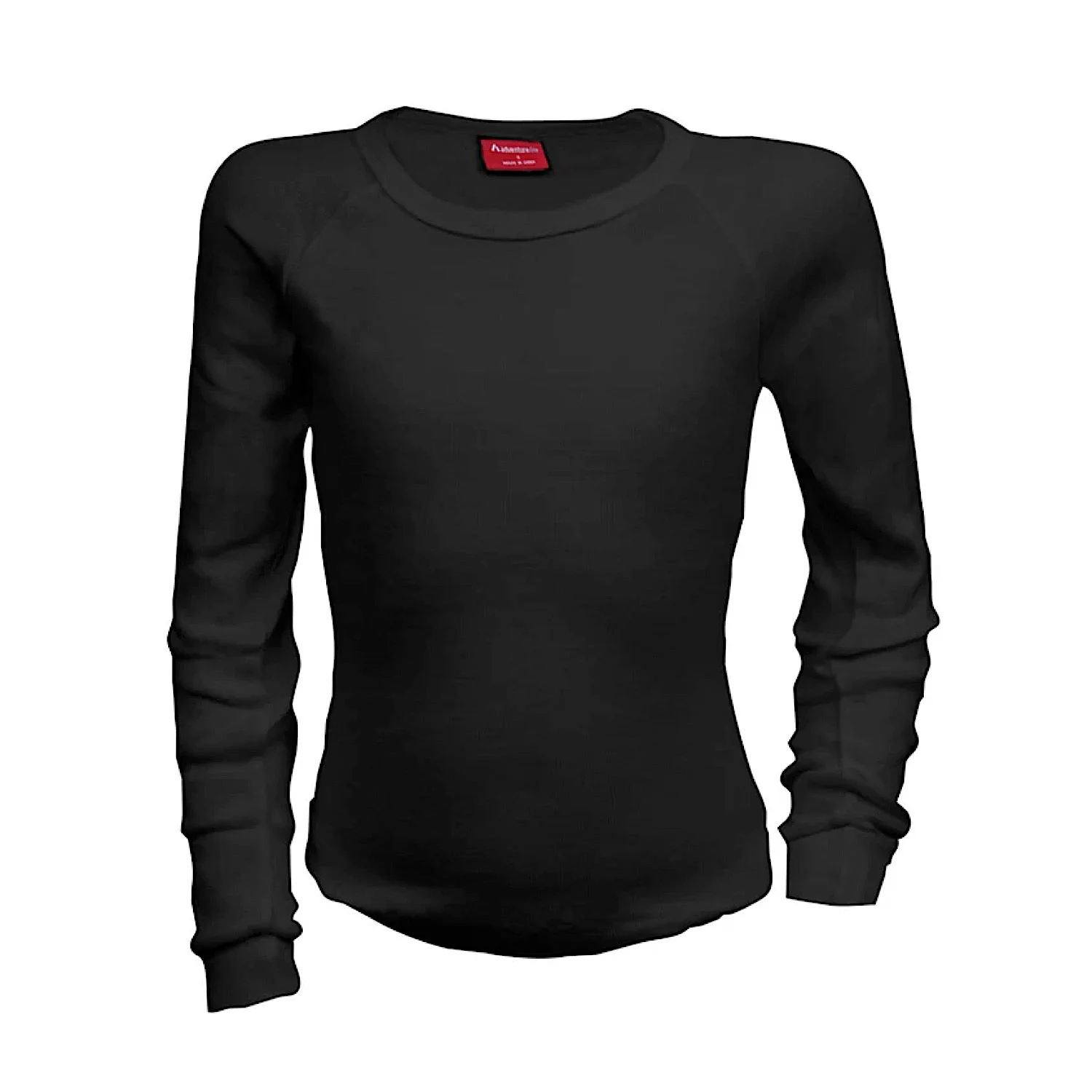 Adventureline Unisex Thermo Long Sleeve Crew - Black