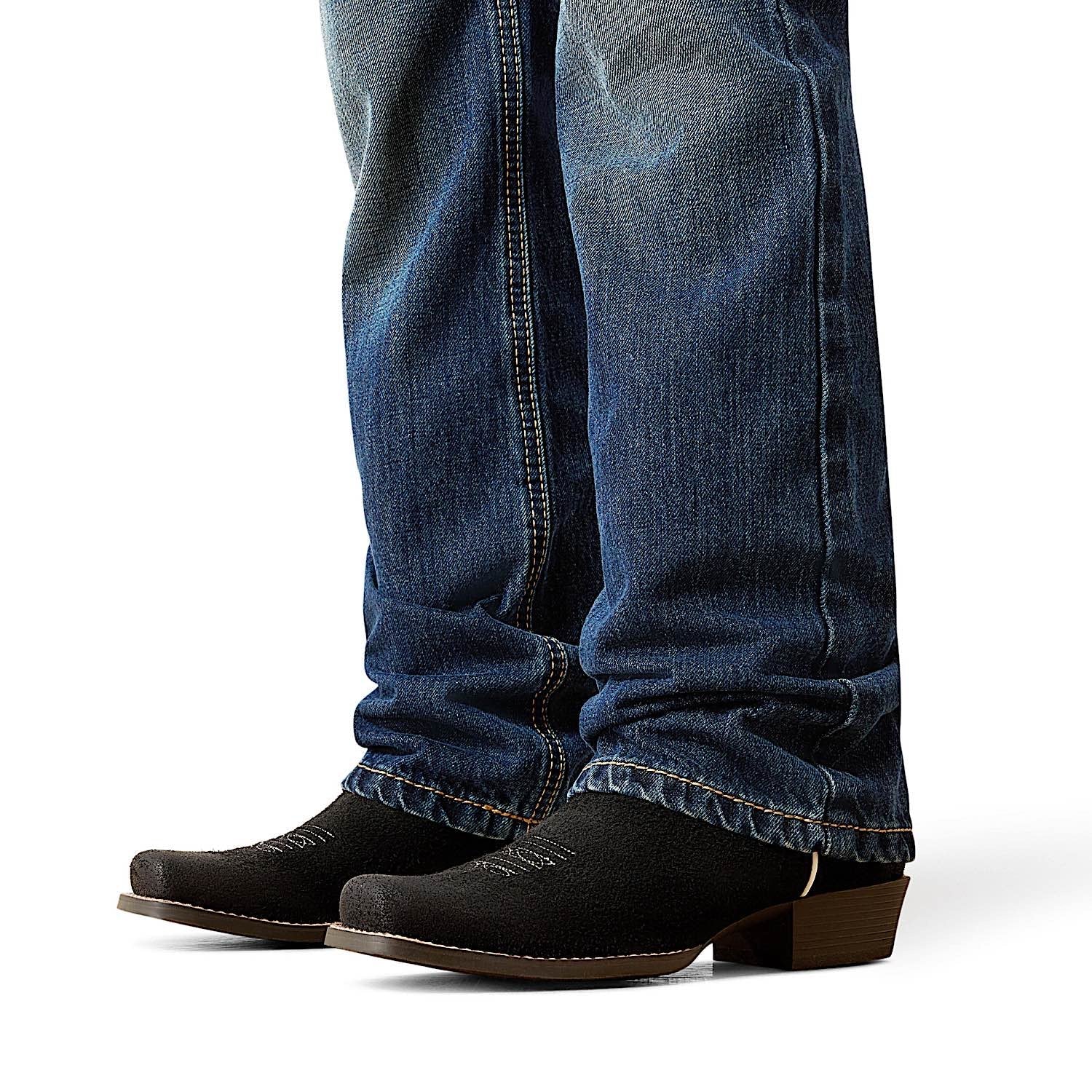 Ariat Boy's B4 Relaxed Baron Boot Cut Jeans - Cyclone - Image 7