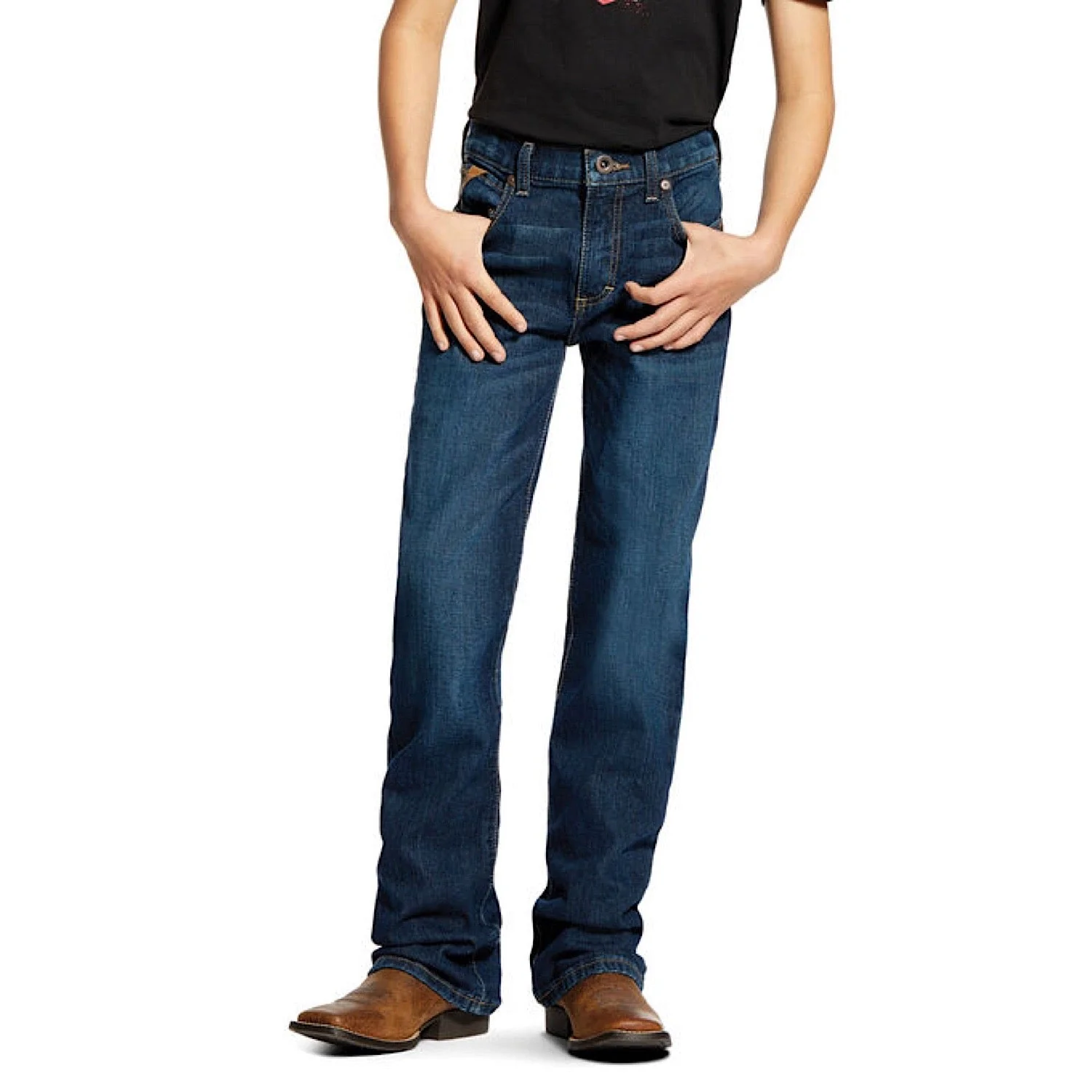 Ariat Boy's B4 Relaxed Stretch Boot Cut Jean - Legacy Chief