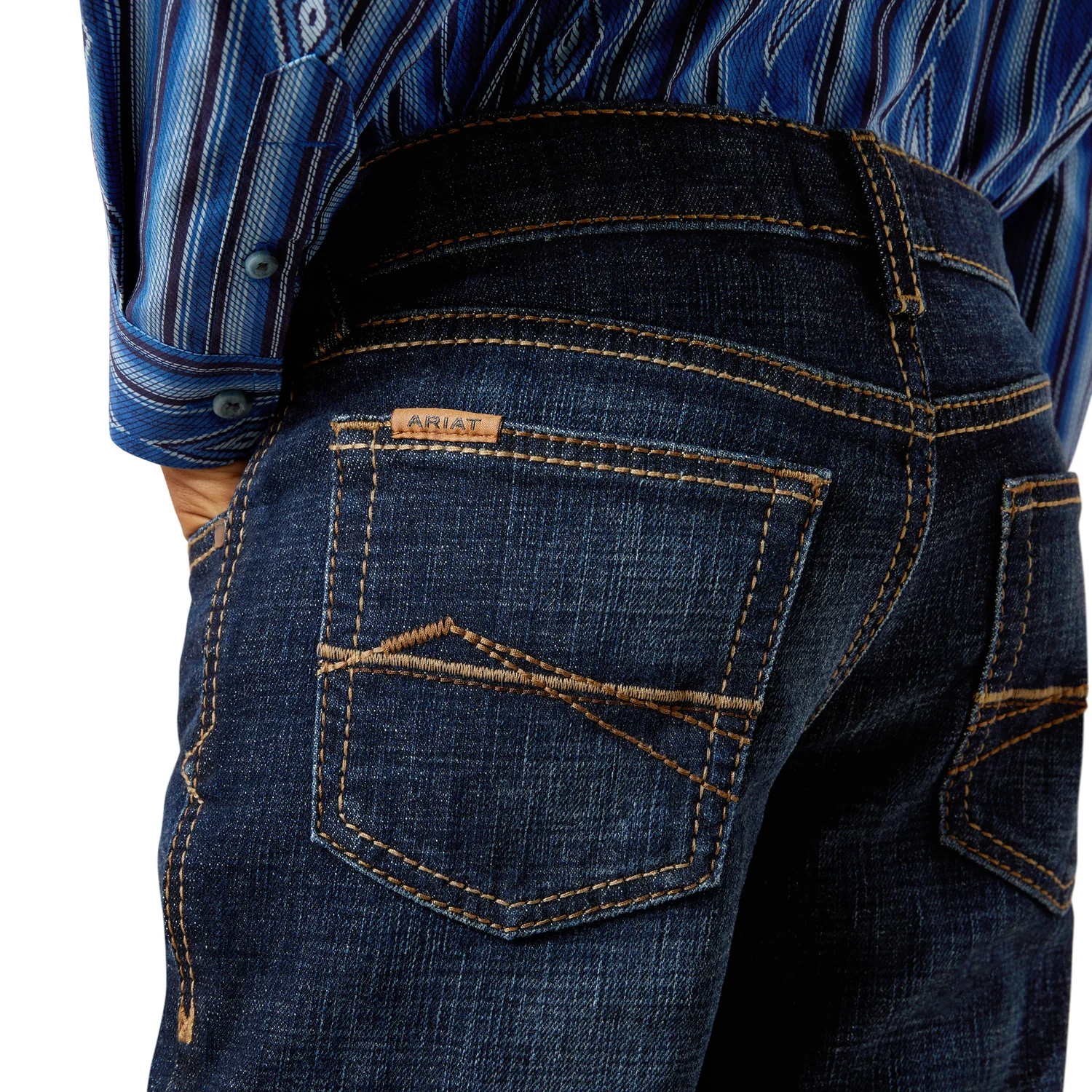 Ariat Boy's B5 Slim Straight Leg Harvey Jean - Pima - Image 5
