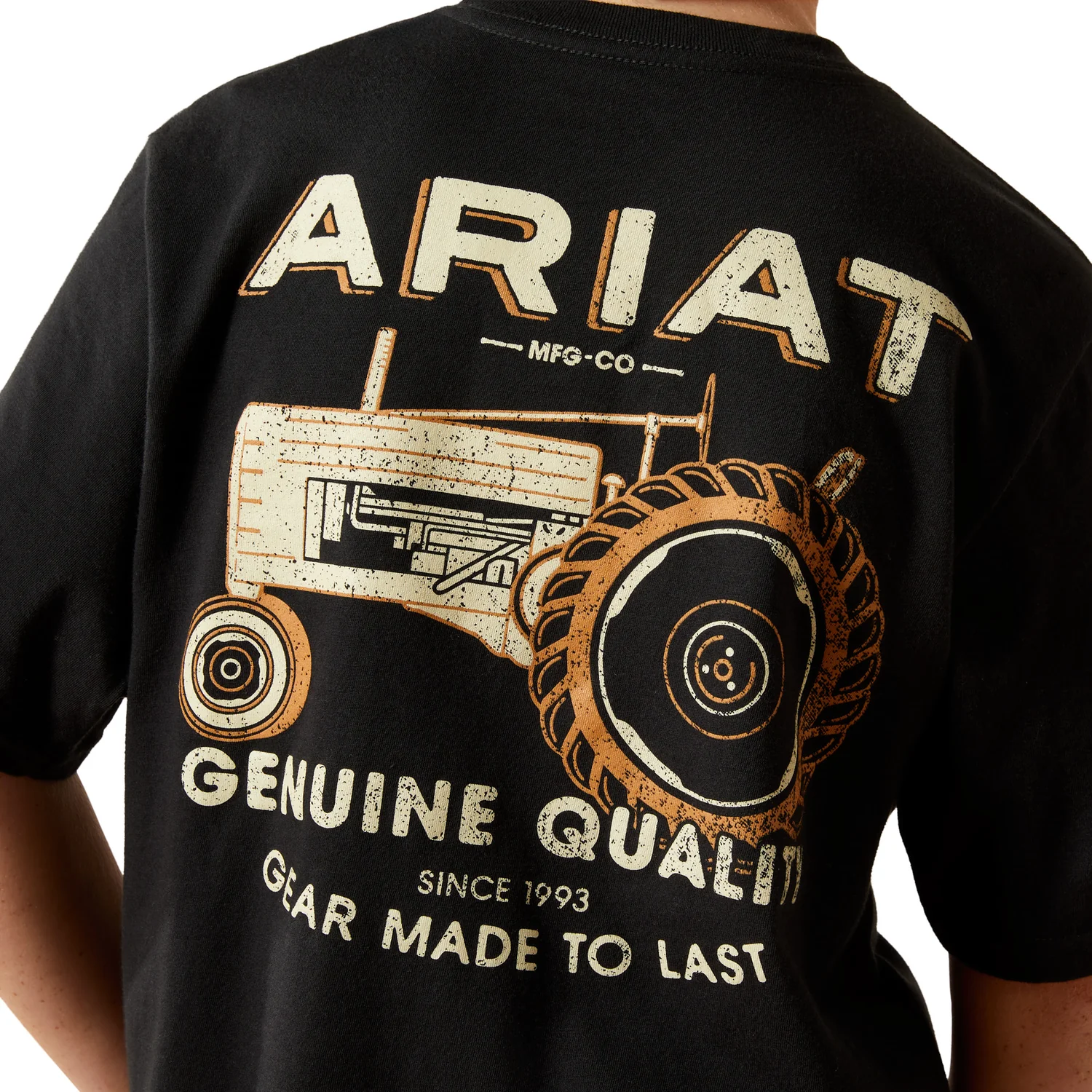 Ariat Boy's Gramps Tractor Tee - Black - Image 2
