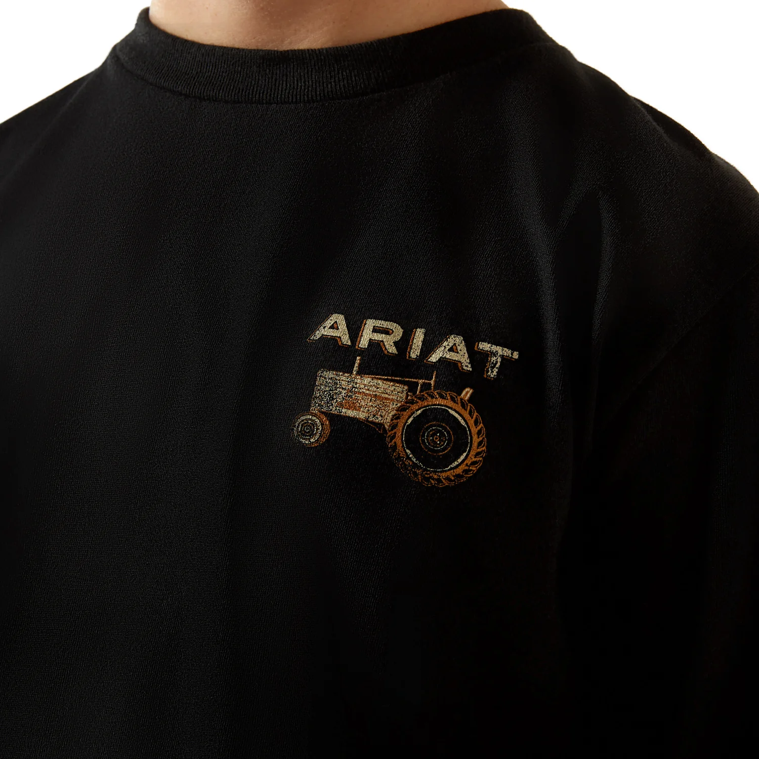 Ariat Boy's Gramps Tractor Tee - Black - Image 3