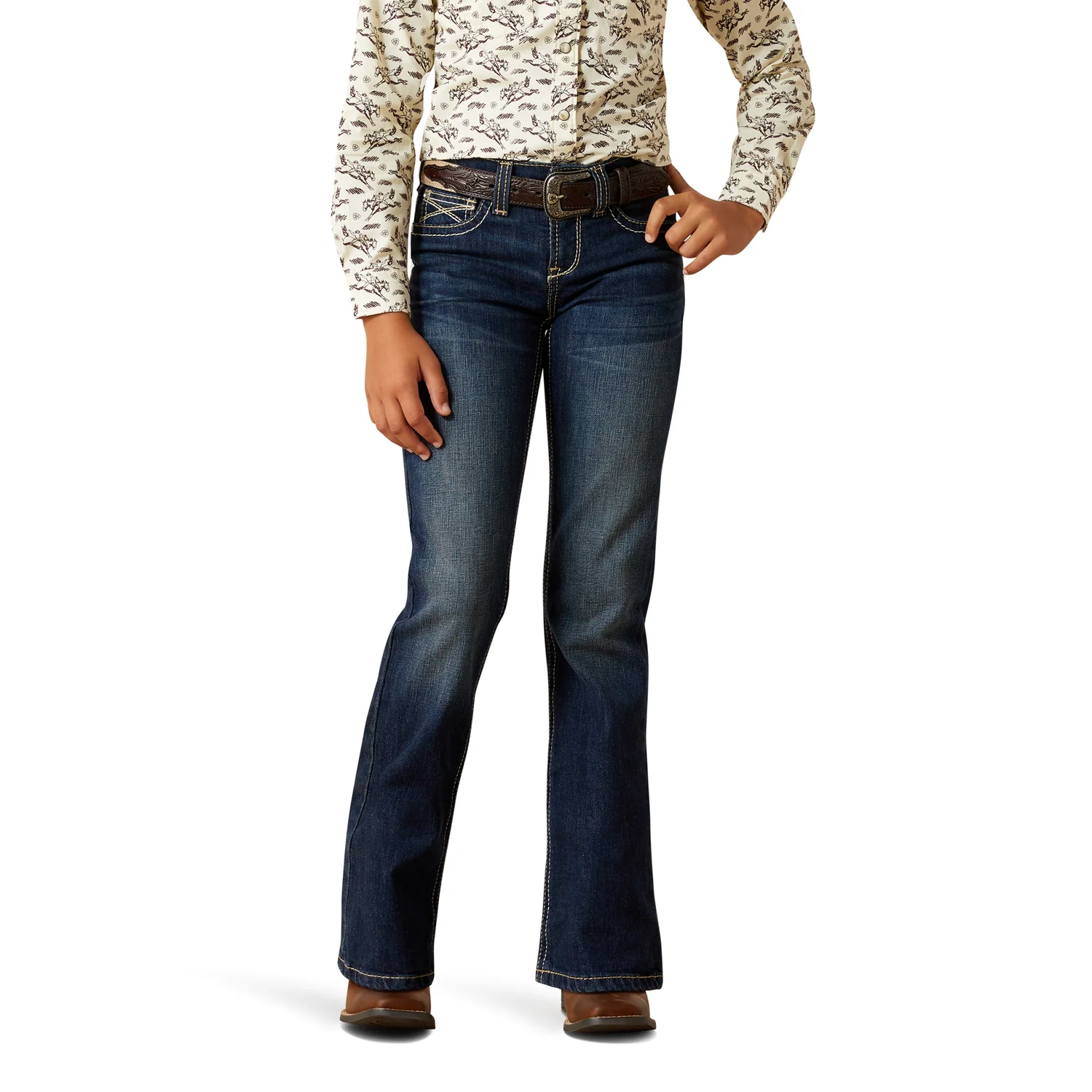 Ariat Girl's Alina Boot Cut Jean - Naomi