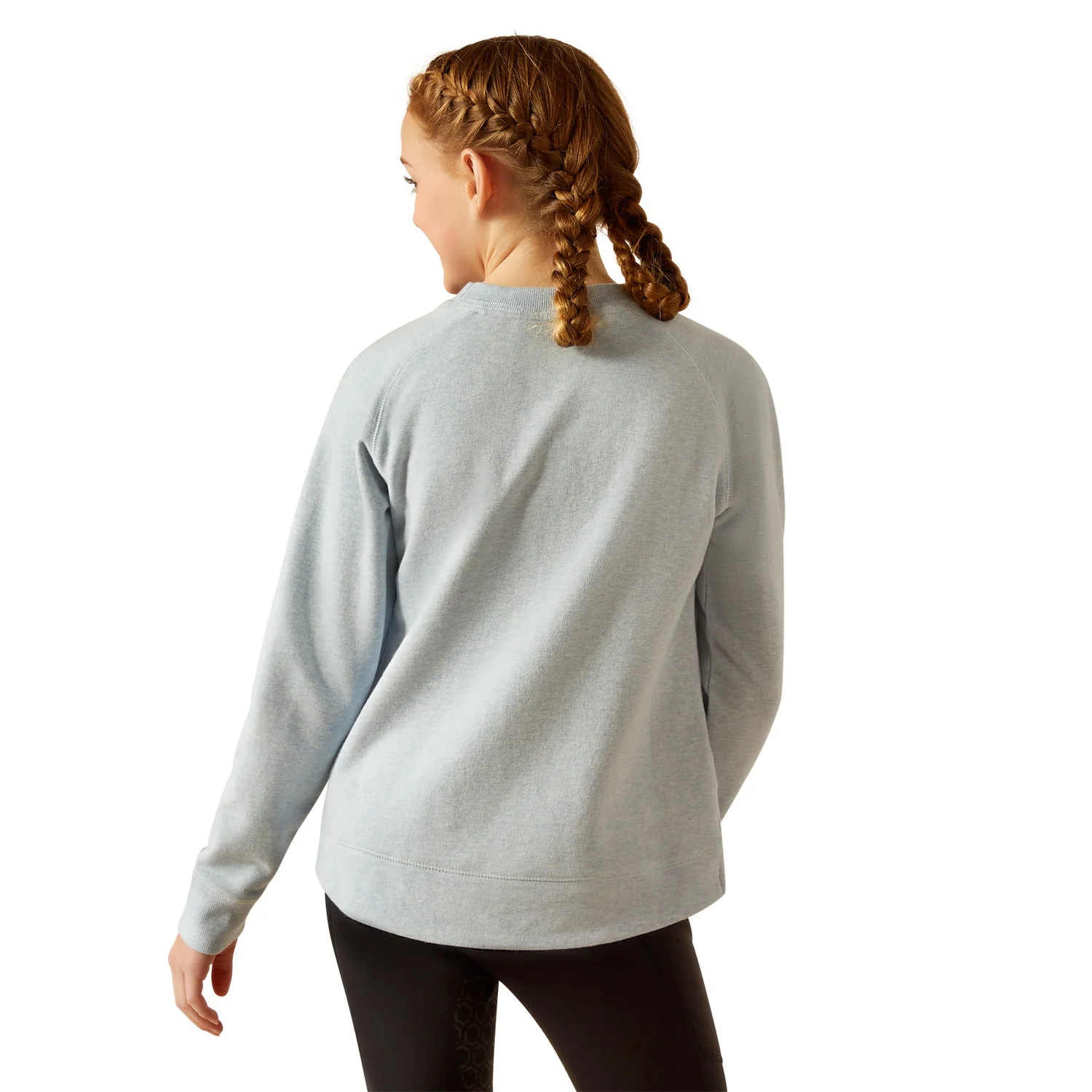 Ariat Girl's Benicia Sweatshirt - Cerulean - Image 2