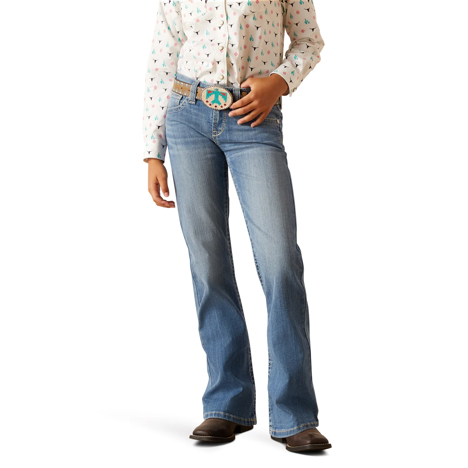 Ariat Girl's Boot Cut Jean - Hope Tennessee - Image 6