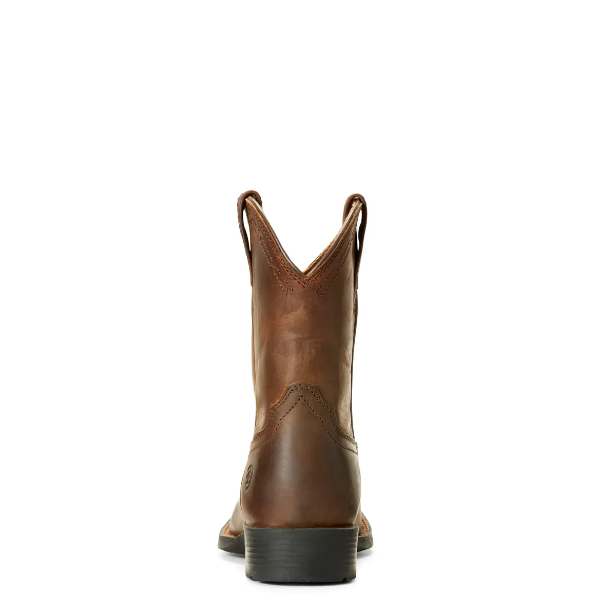 Ariat Kid's Heritage Roper Wide Square Toe - Distressed Brown - Image 5