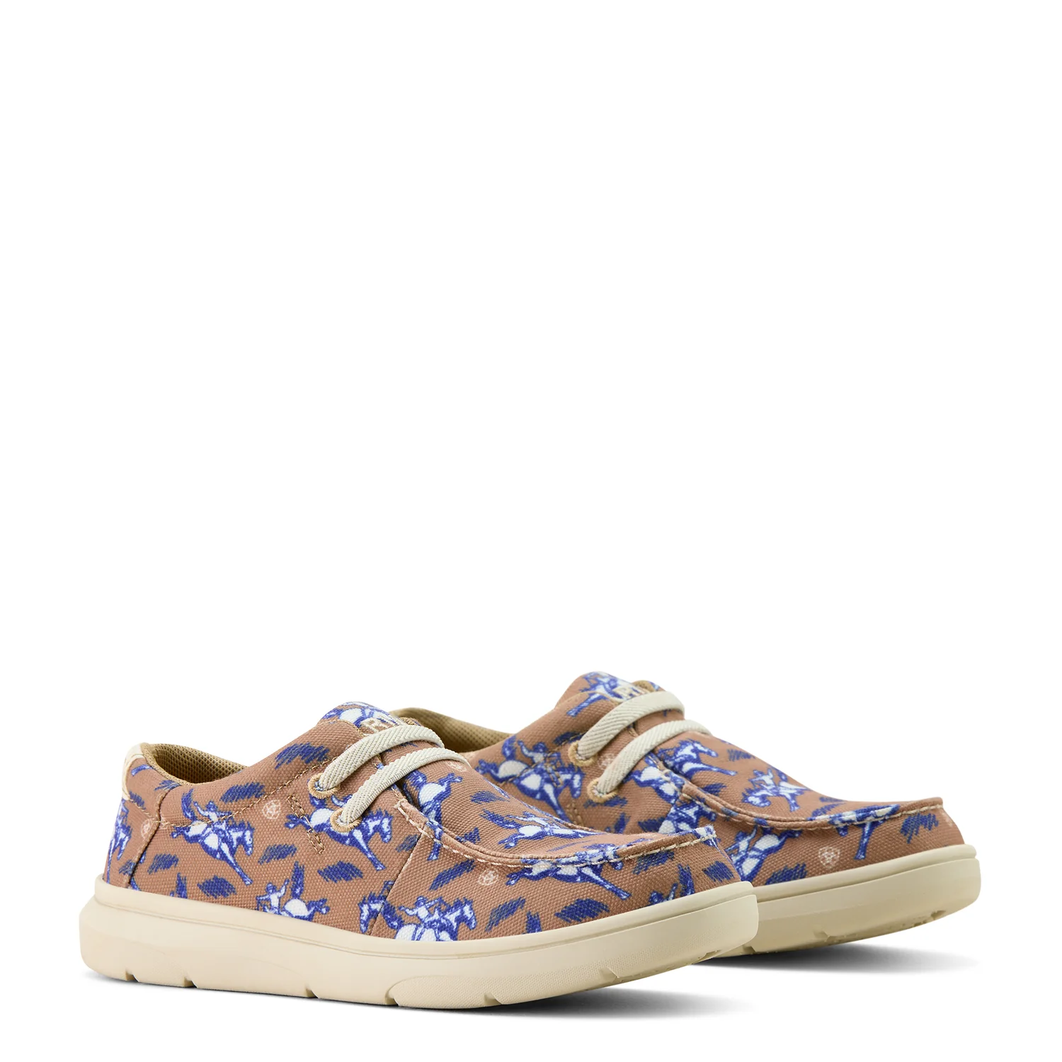 Ariat Kid's Hilo - Natural Buckin Bronc Print - Image 4