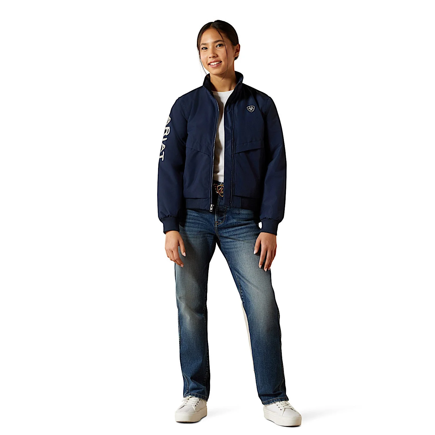Ariat Kid's Stable 2.0 Insulated Jacket - Navy - Image 3