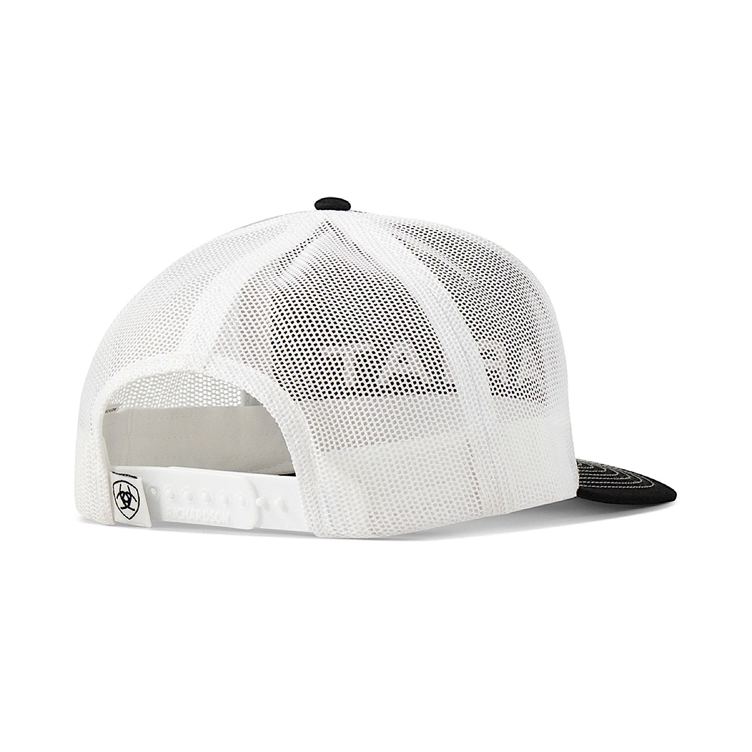 Ariat Men's 3D Embroidered Mesh Snap Back Cap - Black - Image 2