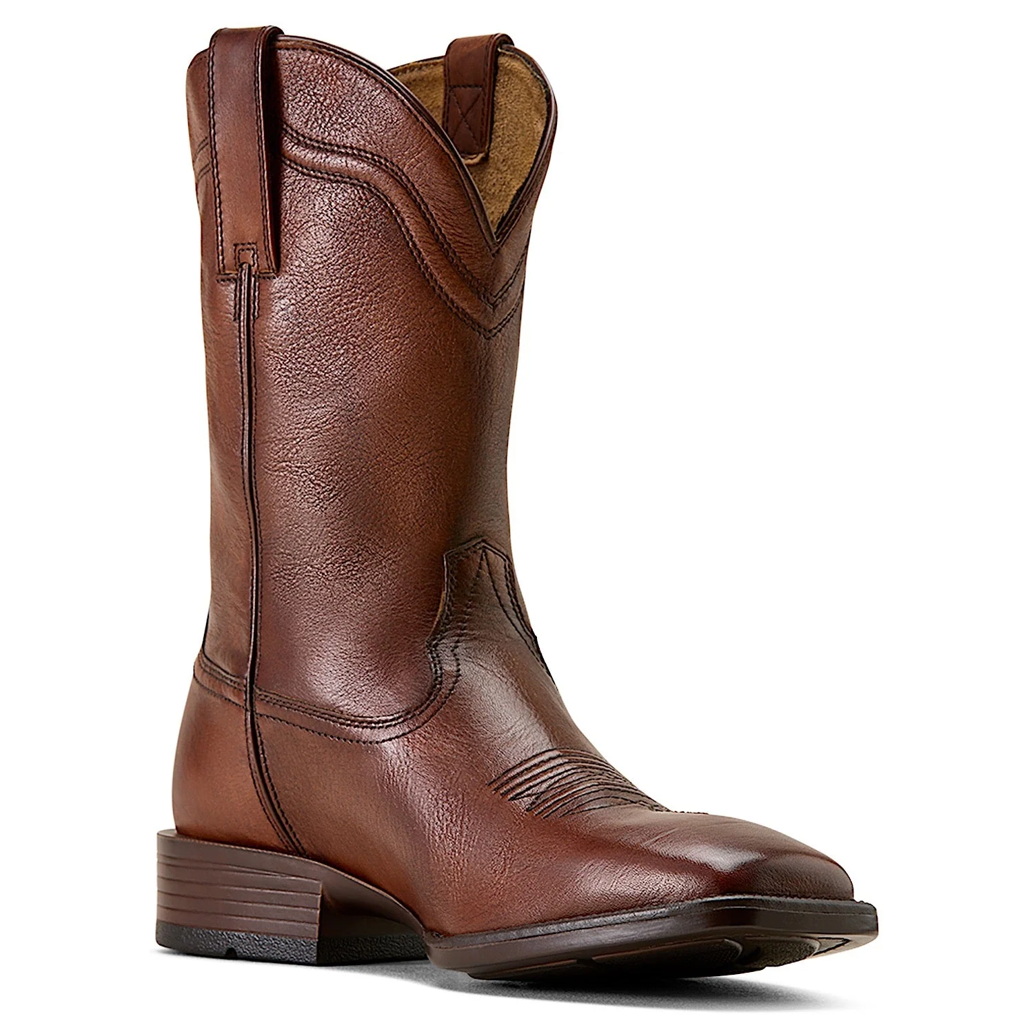 Ariat Men's Alden Wide Square Toe Western Boot - Honey Bee - Image 6