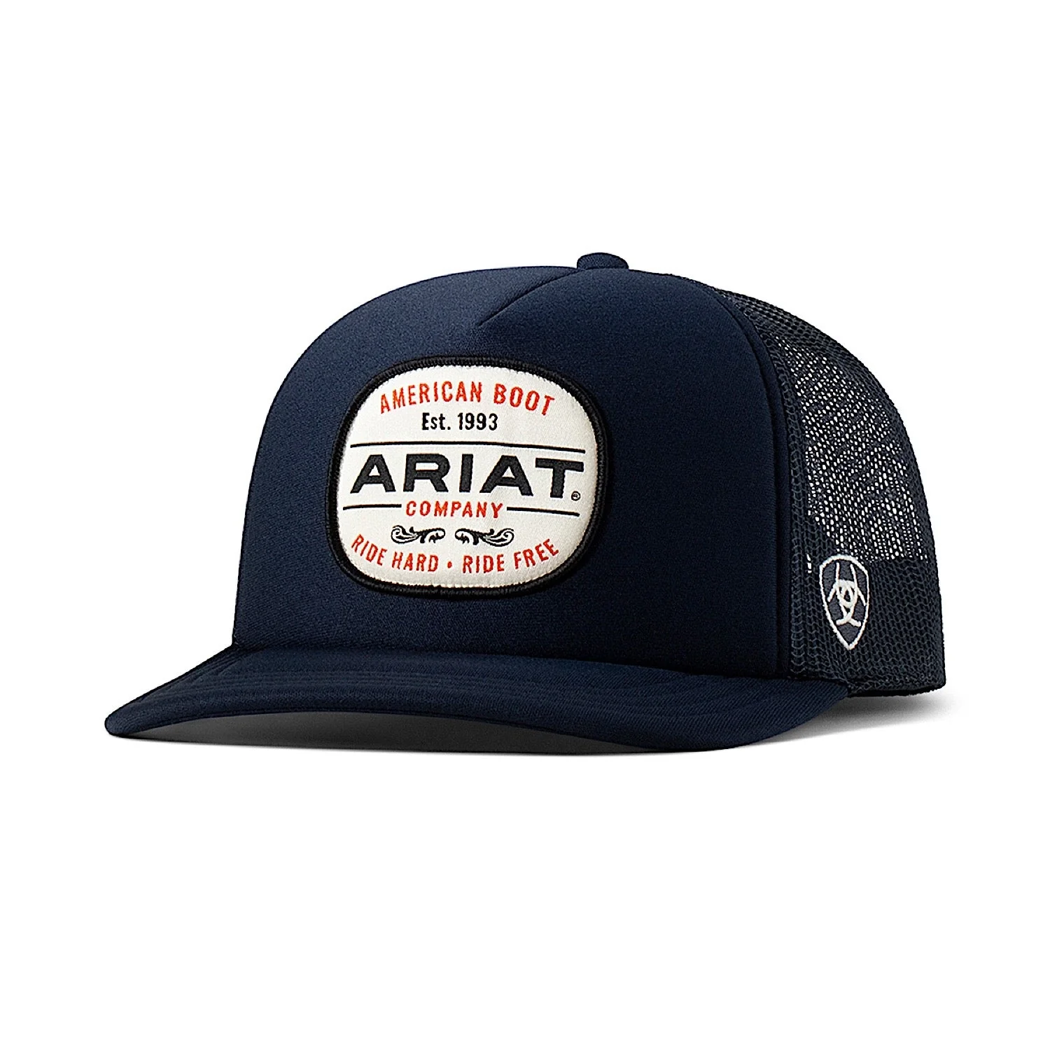 Ariat Men's American Boot Co. Foam Patch Mesh Snap - Black