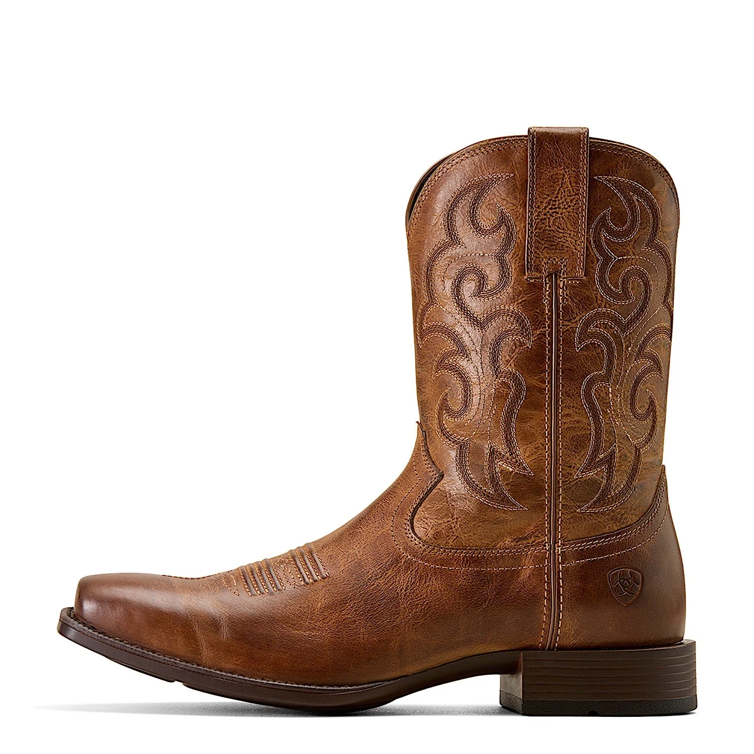 Ariat Men's Bodie Square Toe Western Boot - Honey Tan - Image 2