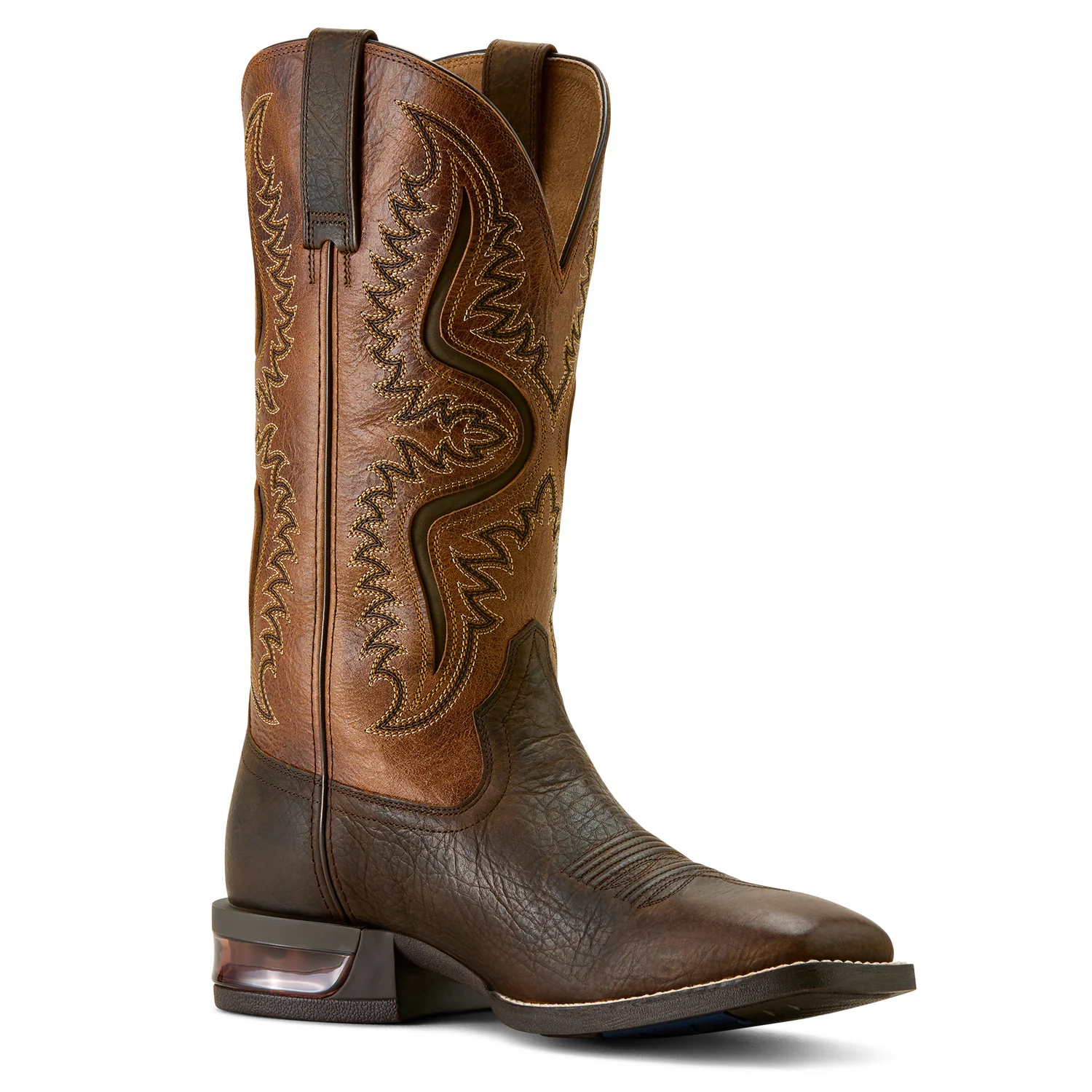 Ariat Men's Captivate Cowboy Western Boot - Dark Brown/Peanut Butter - Image 3