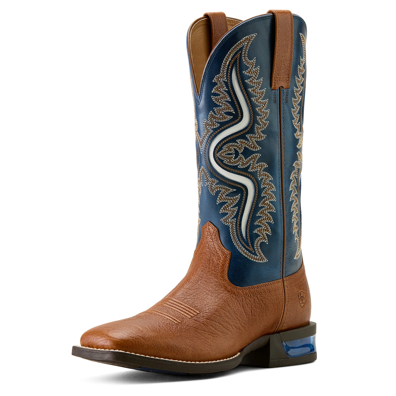 Ariat Men's Captivate Cowboy Western Boot - Red Oak/Deep Blue