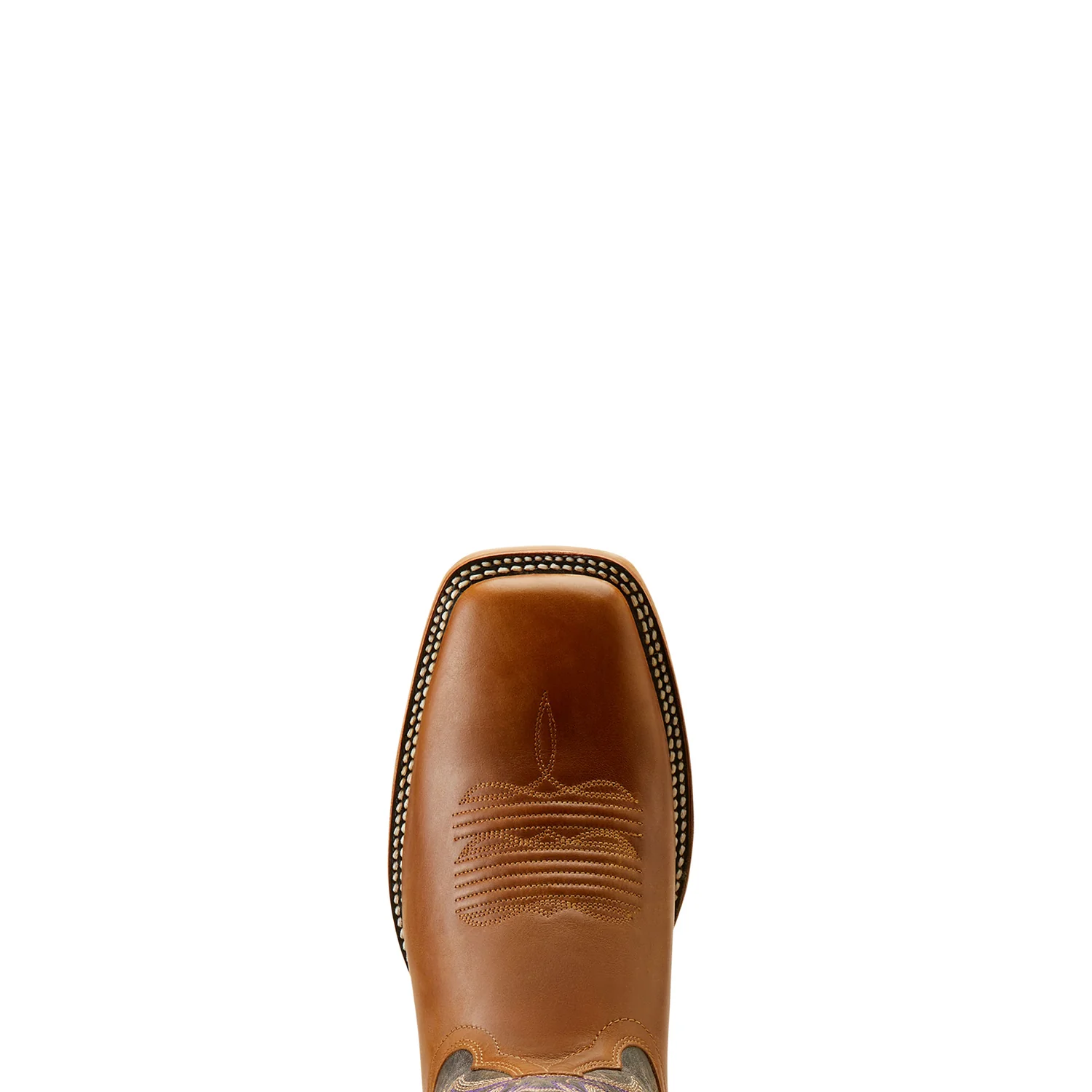 Ariat Men's Cattle Call Rodeo Boot - Tan/Smokey Purple - Image 7