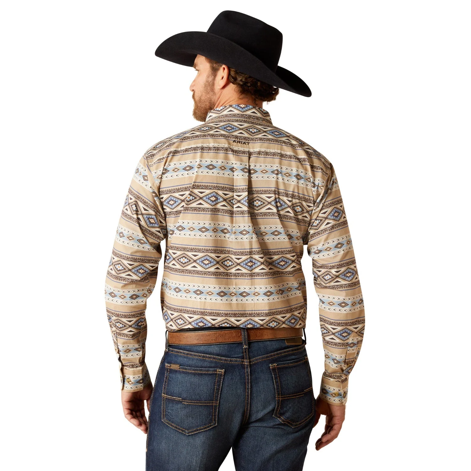 Ariat Men's Cory Classic Fit Shirt - Brown - Image 2