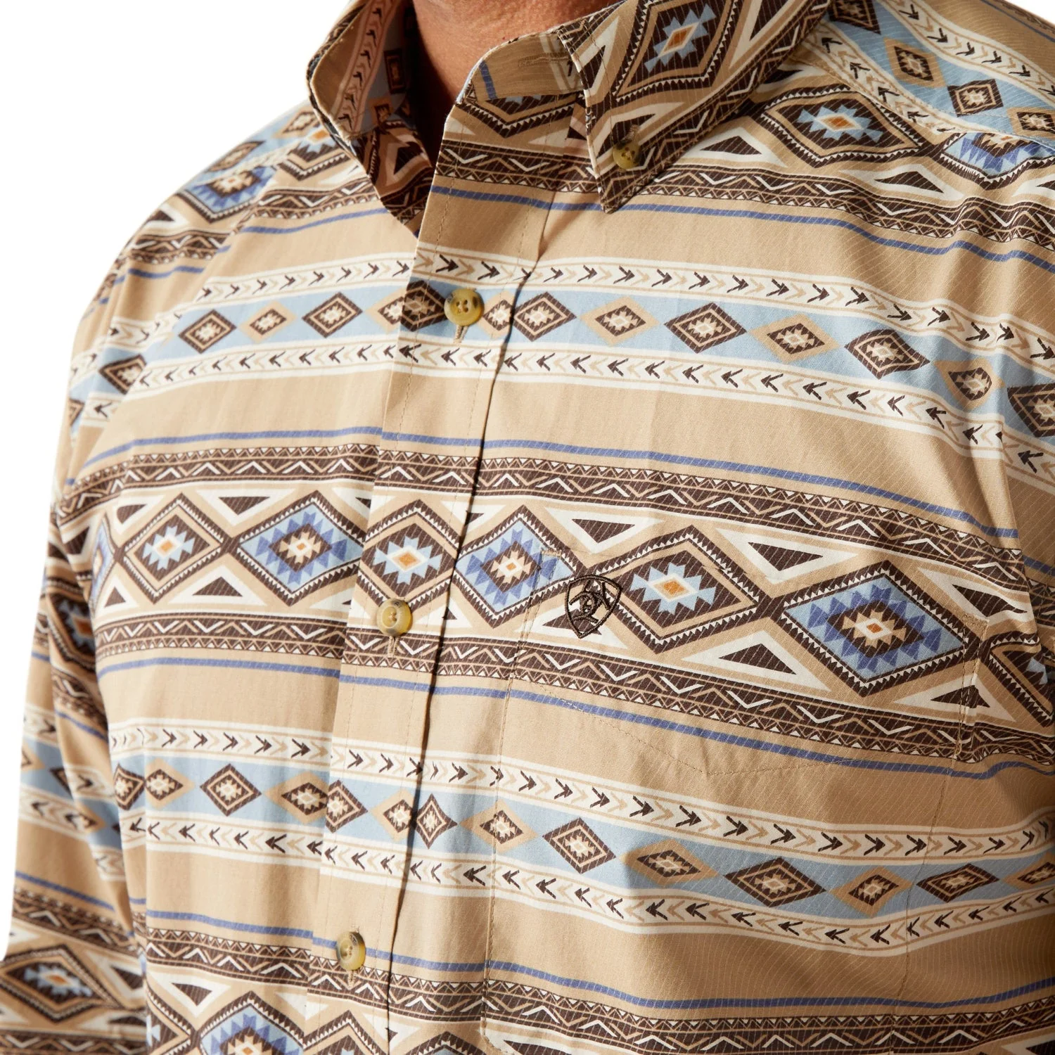 Ariat Men's Cory Classic Fit Shirt - Brown - Image 4