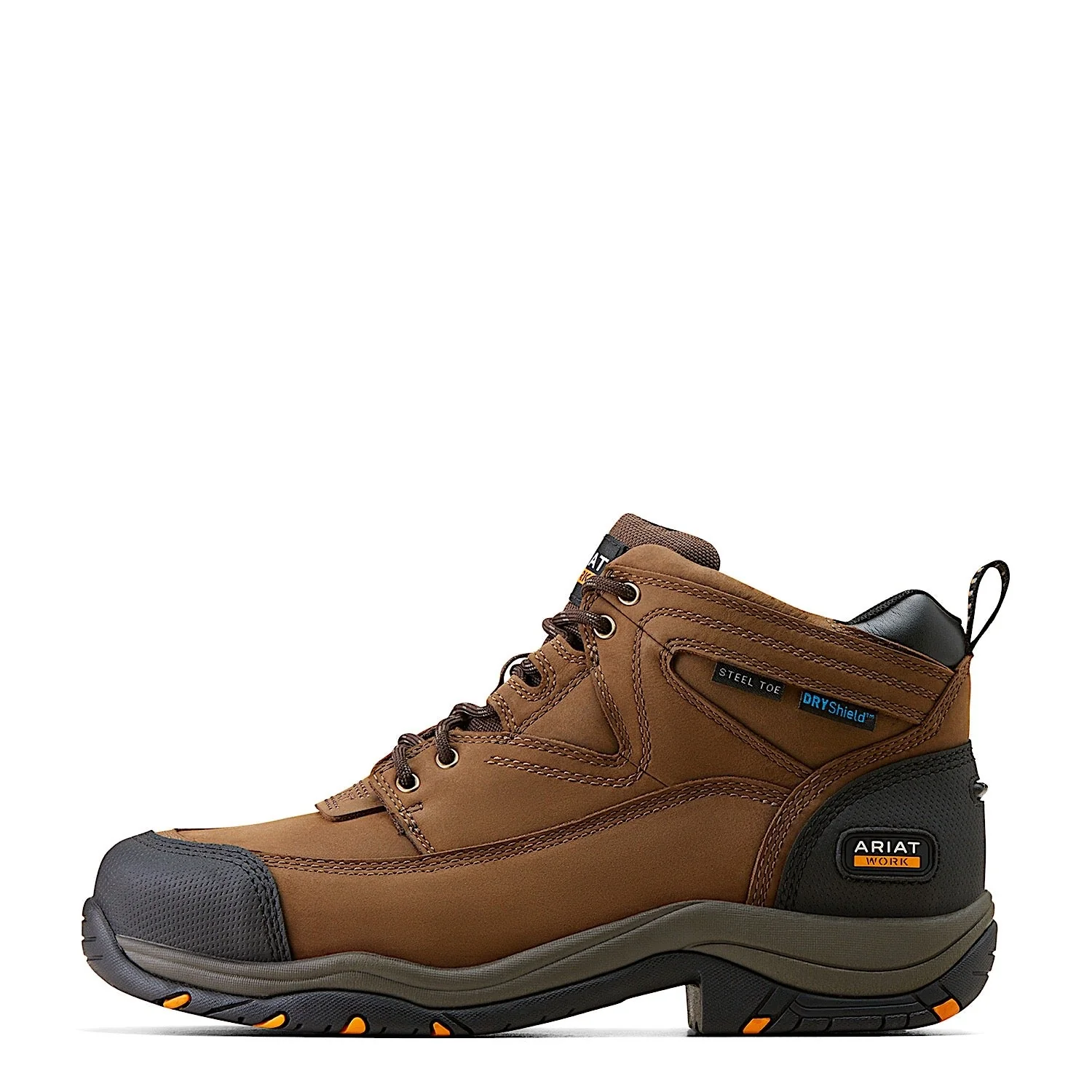 Ariat Men's Duraterrain Waterproof Steel Toe Boot - Distressed Brown - Image 2