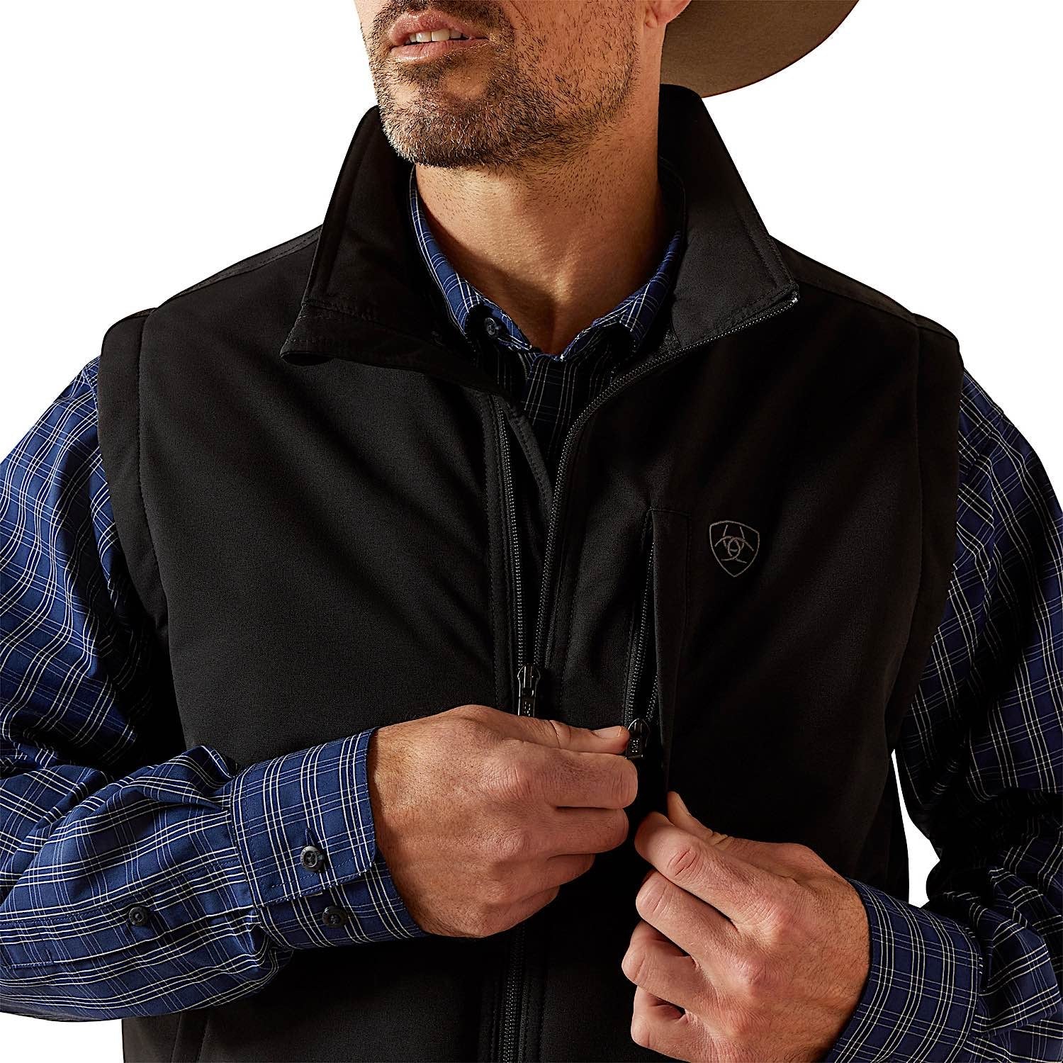 Ariat Men's Field Insulated Vest - Black - Image 4