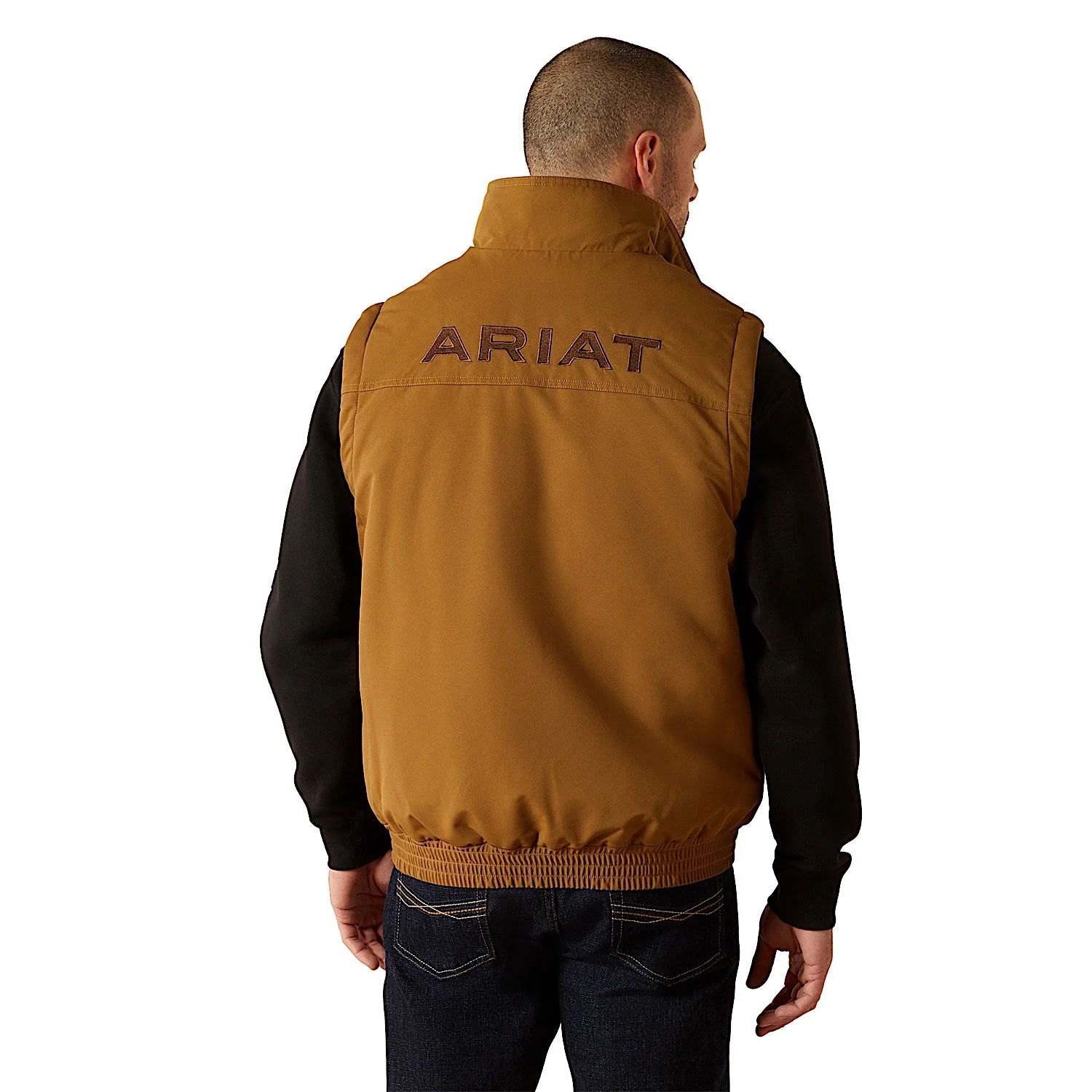 Ariat Men's Field Insulated Vest - Khaki - Image 2