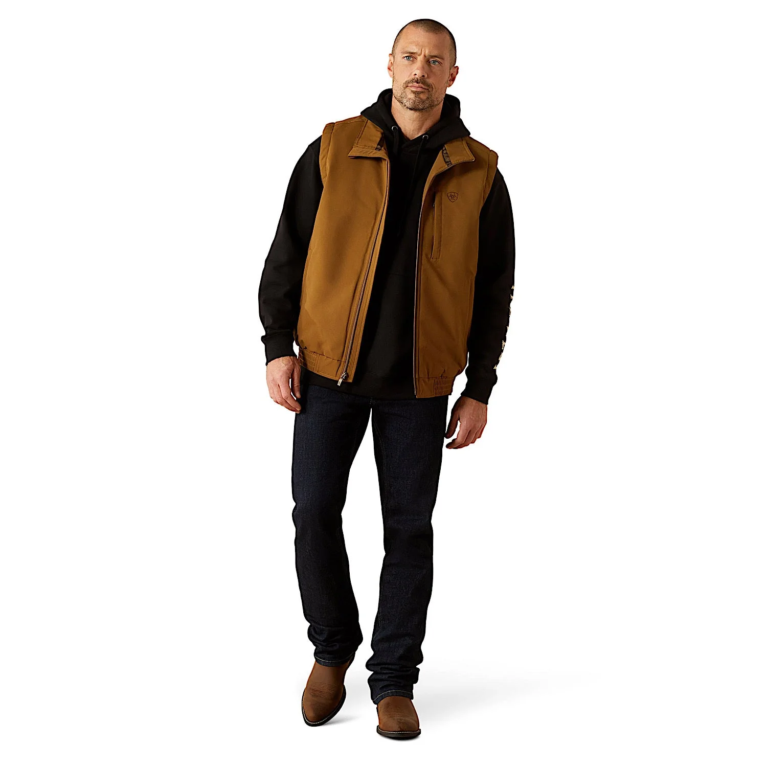 Ariat Men's Field Insulated Vest - Khaki - Image 3