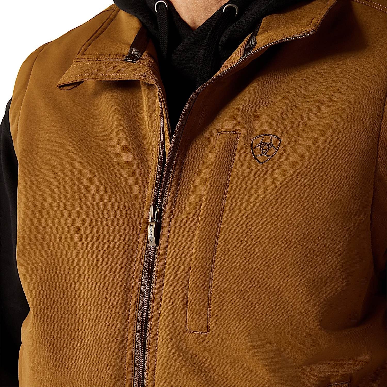 Ariat Men's Field Insulated Vest - Khaki - Image 4