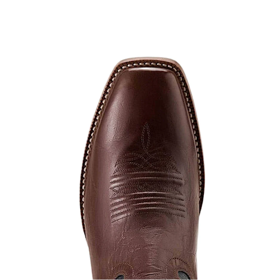 Ariat Men's Highbluff ST Cowboy Boot - Hickory Smoke / Bayou Black - Image 4