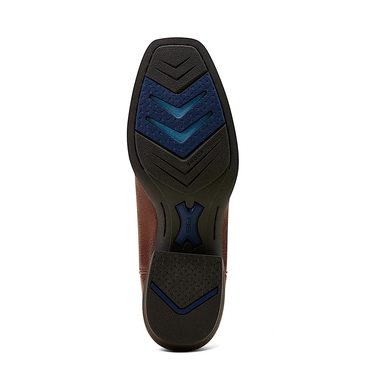 Ariat Men's Hustler Western Boot - Beasty Brown/Pacific Blue - Image 3