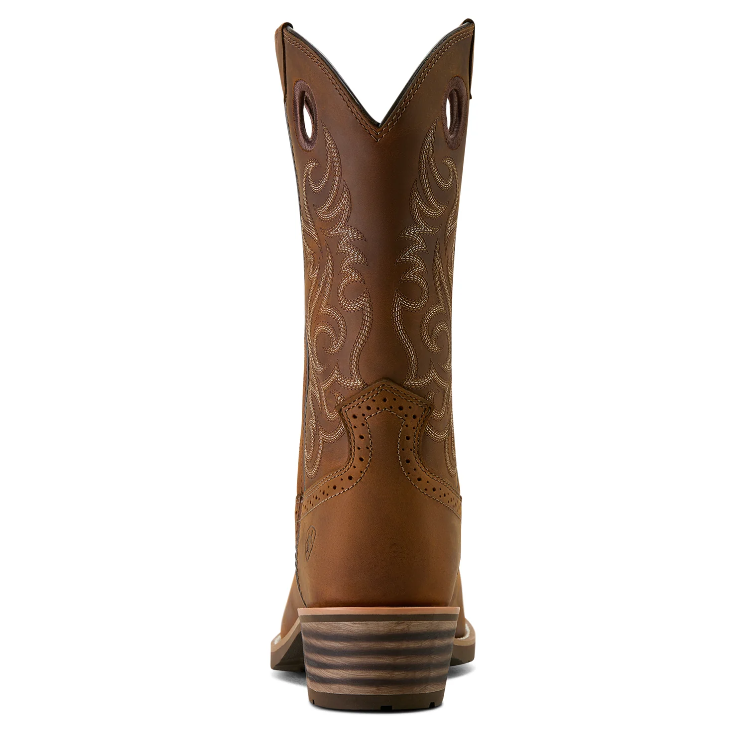 Ariat Men's Hybrid Roughstock Square Toe Western Boot - Distressed Brown - Image 2
