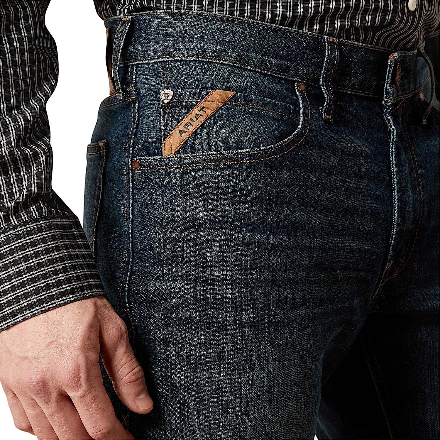 Ariat Men's M4 Boot Cut Jean - Elias Atlas - Image 6