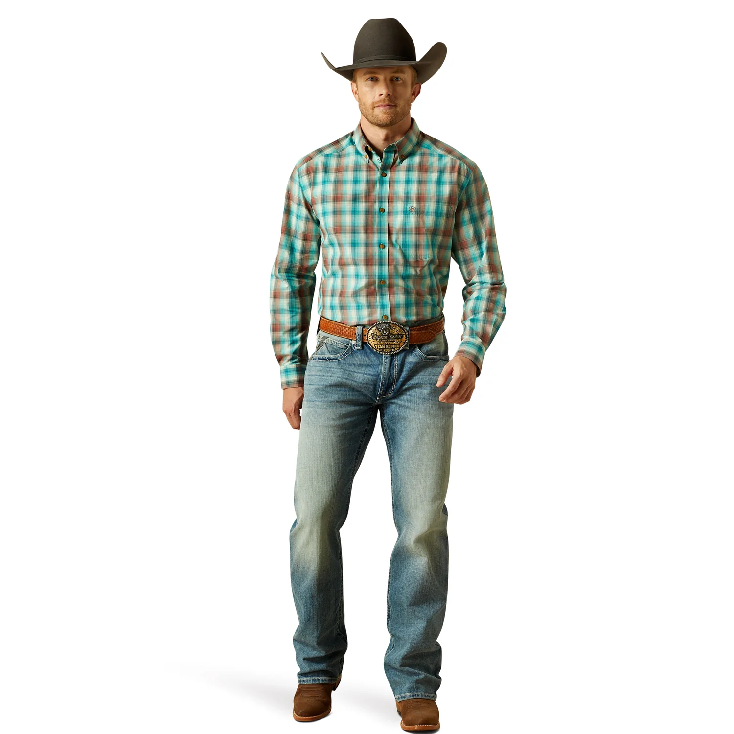Ariat Men's M4 Boot Cut Jean Jean - Thomas Shasta - Image 6