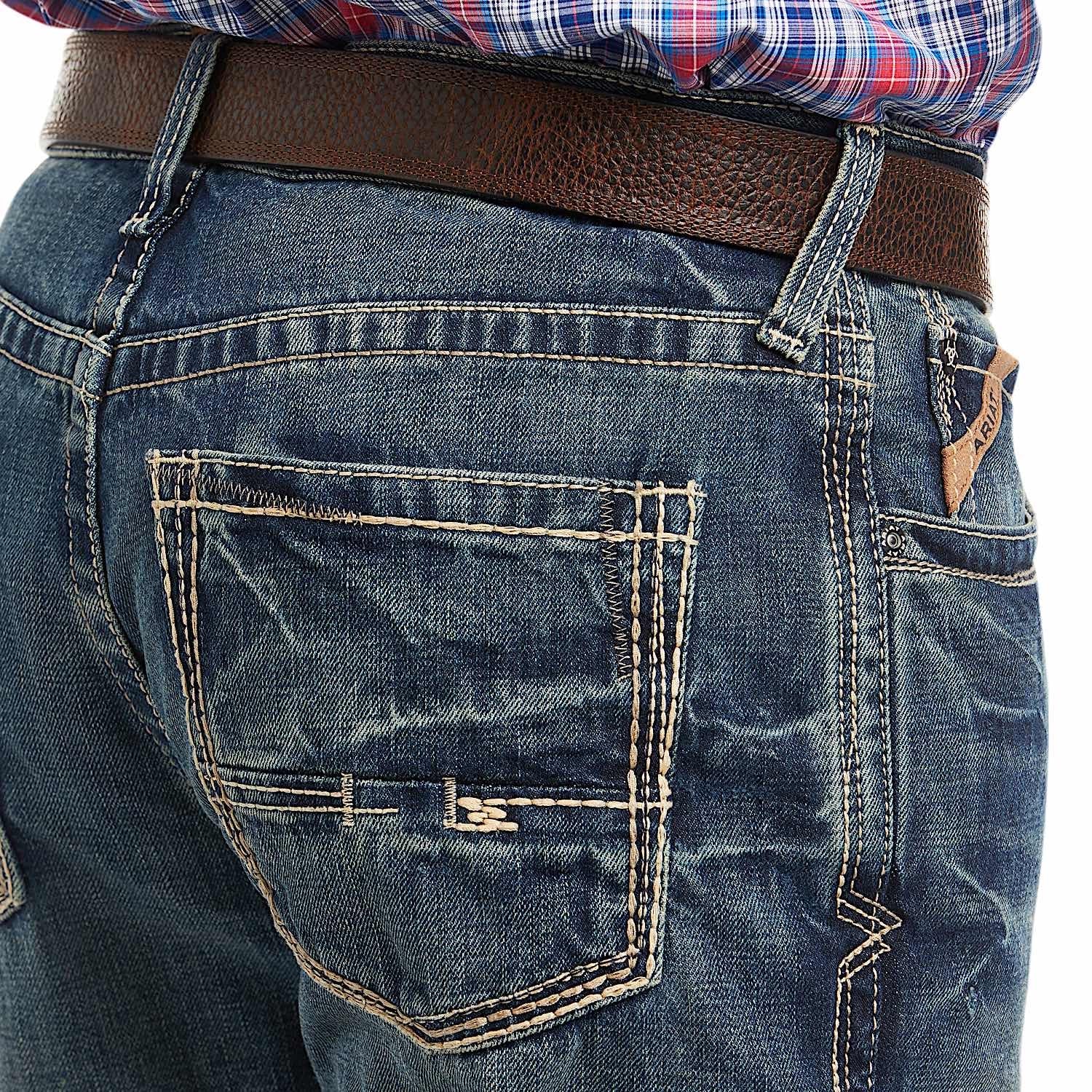Ariat Men's M4 Boundary Boot Cut Jean - Gulch - Image 4