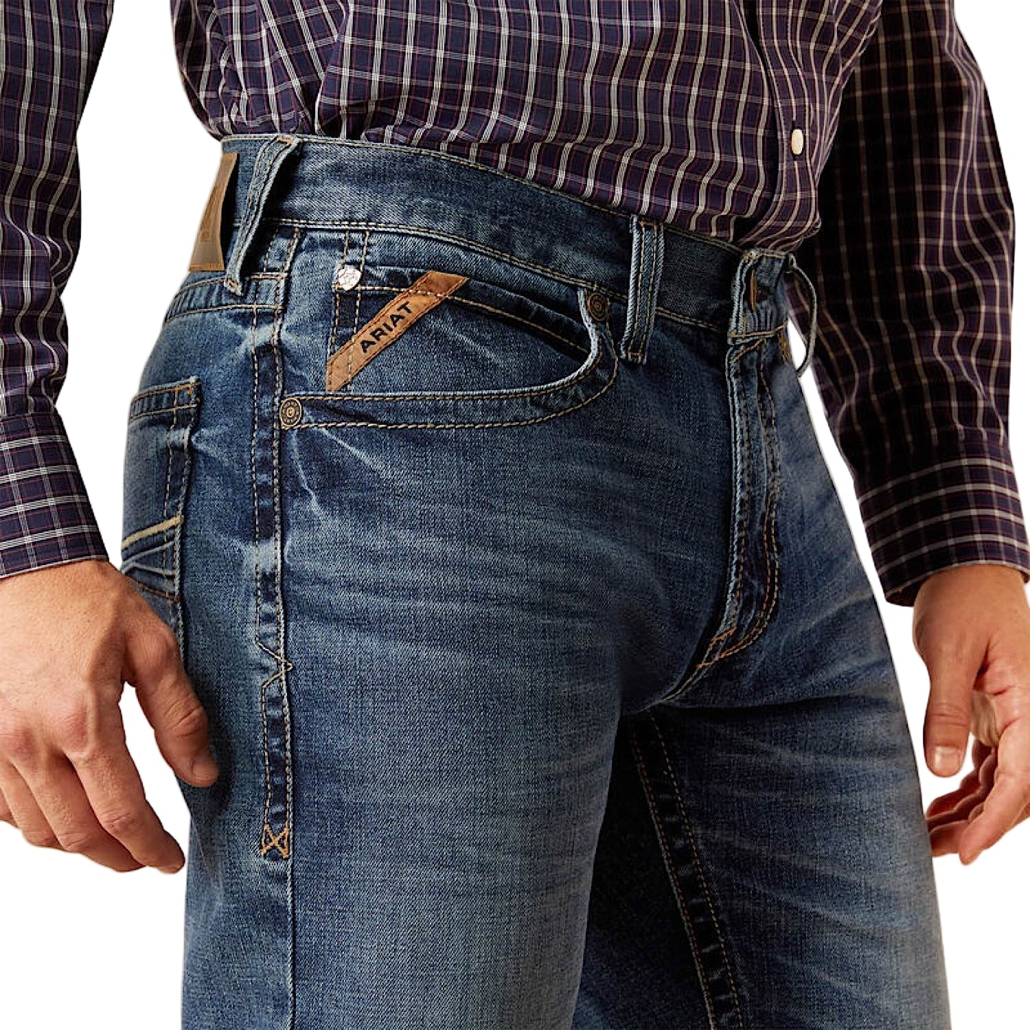 Ariat Men's M4 Relaxed Andrew Boot Cut Jean - Livermore - Image 3