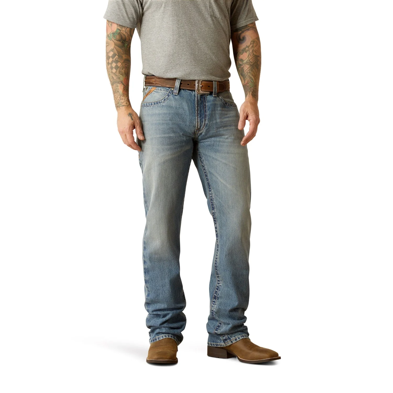 Ariat Men's M4 Relaxed Louis Boot Cut Jean - Corralitos