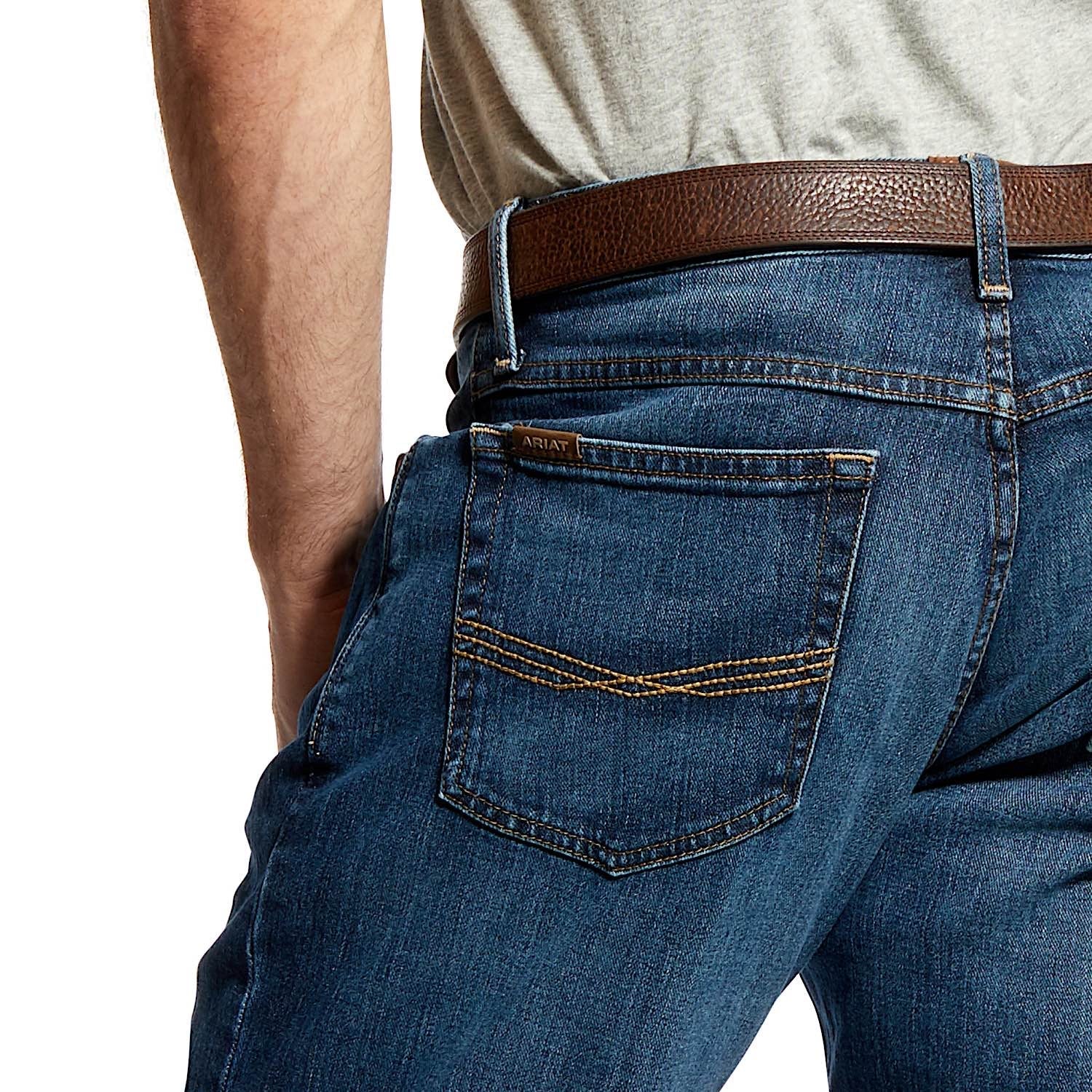 Ariat Men's M4 Stretch Legacy Boot Cut Jean - Freeman - Image 5