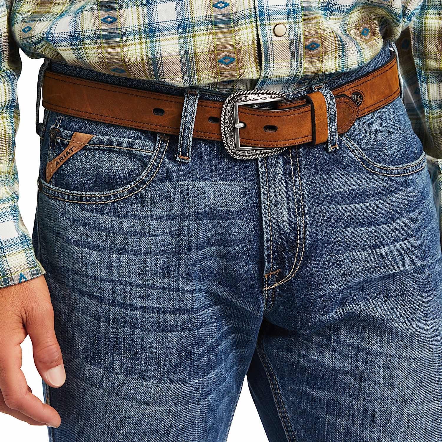 Ariat Men's M7 Slim Fit Straight Leg Jean Merrick Branson - Image 3
