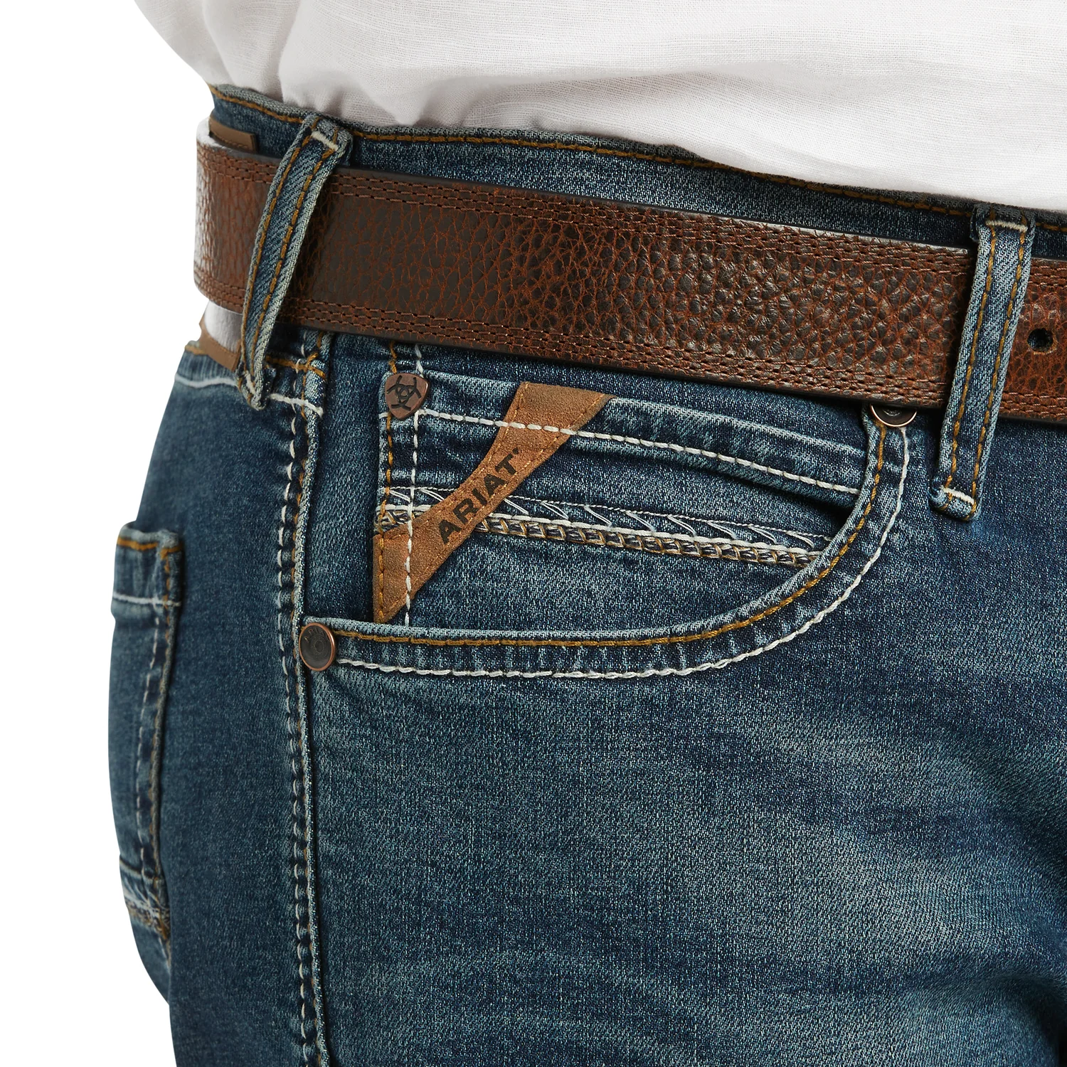 Ariat Men's M8 Modern Slim Leg TekStretch - Sabastian Grafton - Image 3