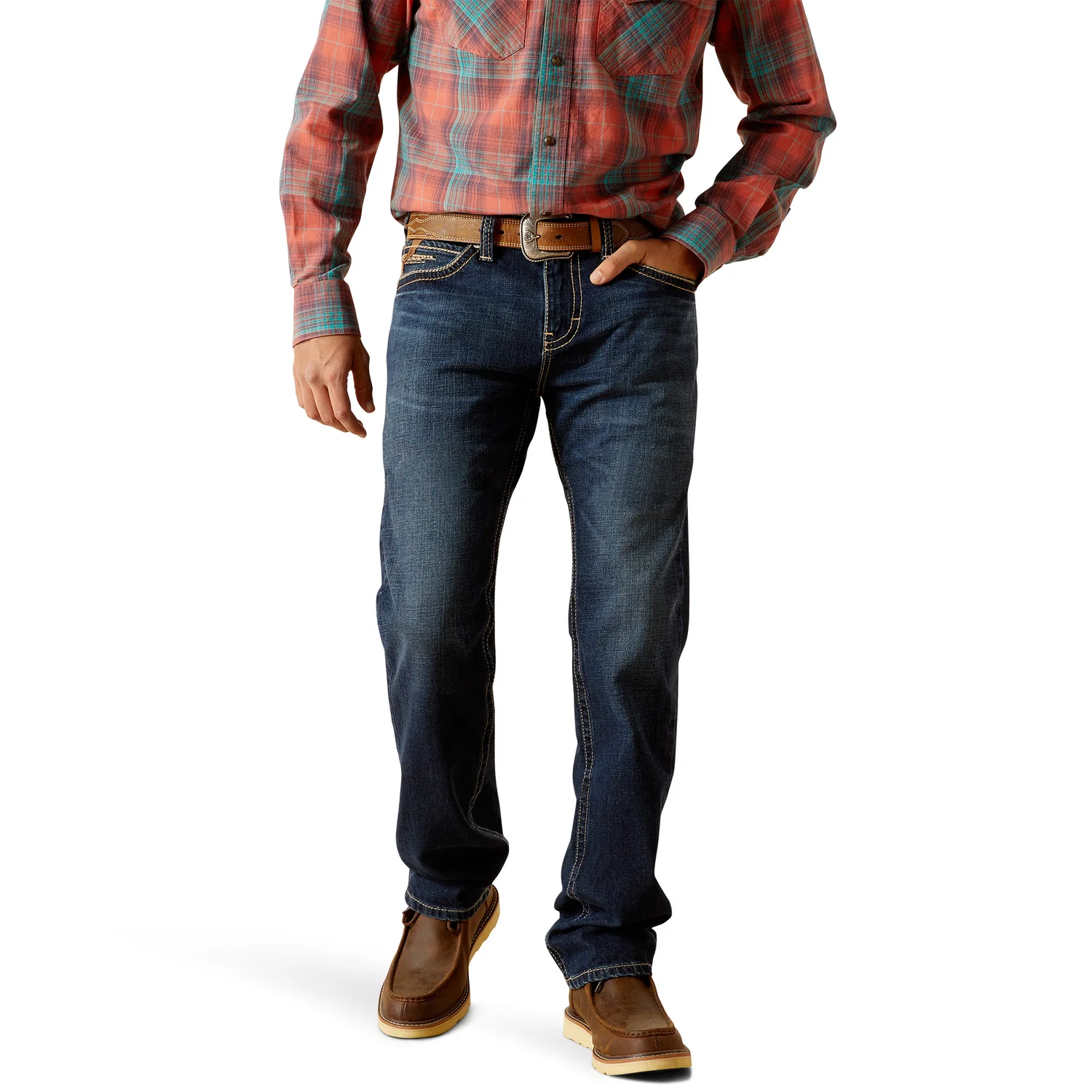 Ariat Men's M8 Modern Slim Straight Leg - Ranger Pinedale - Image 6