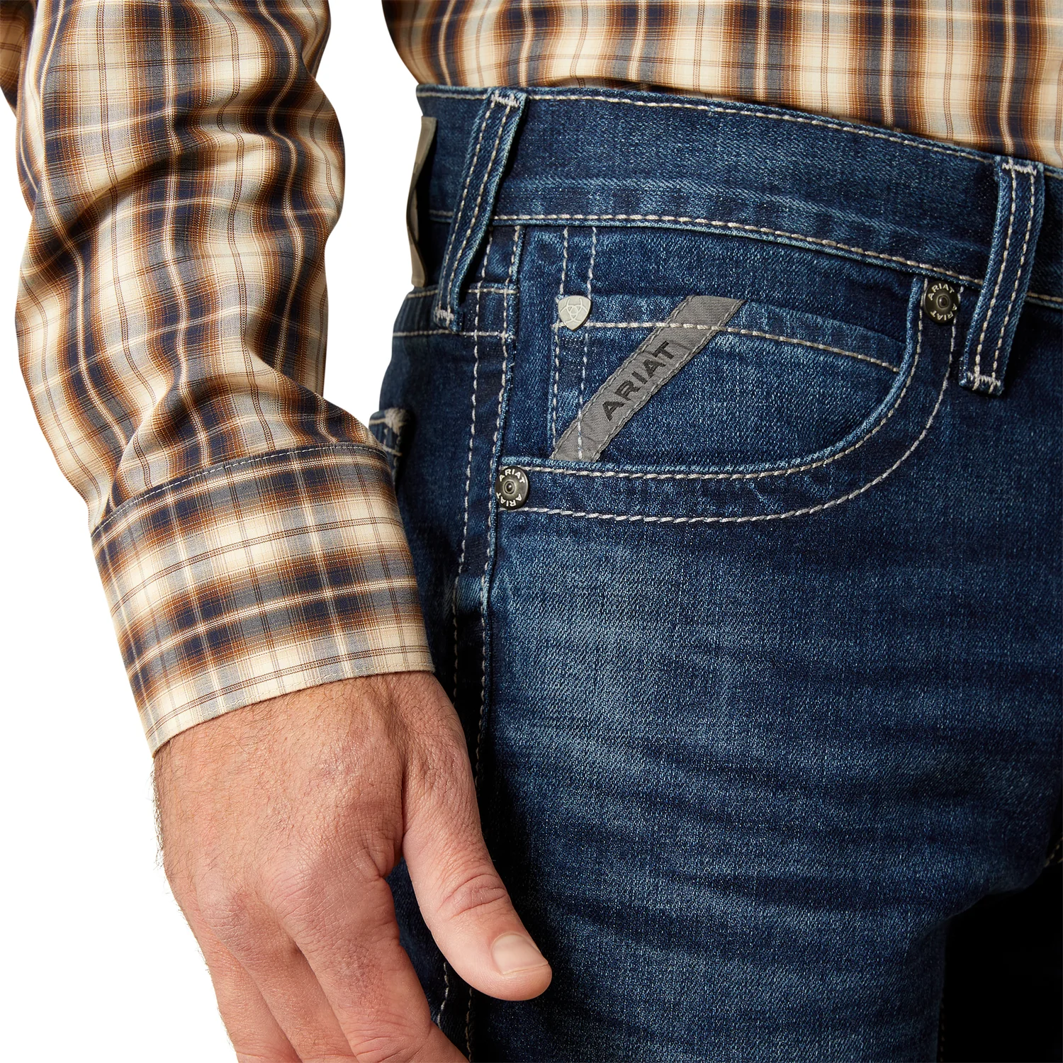 Ariat Men's M8 Slim Straight Jean - Jason Salton - Image 3