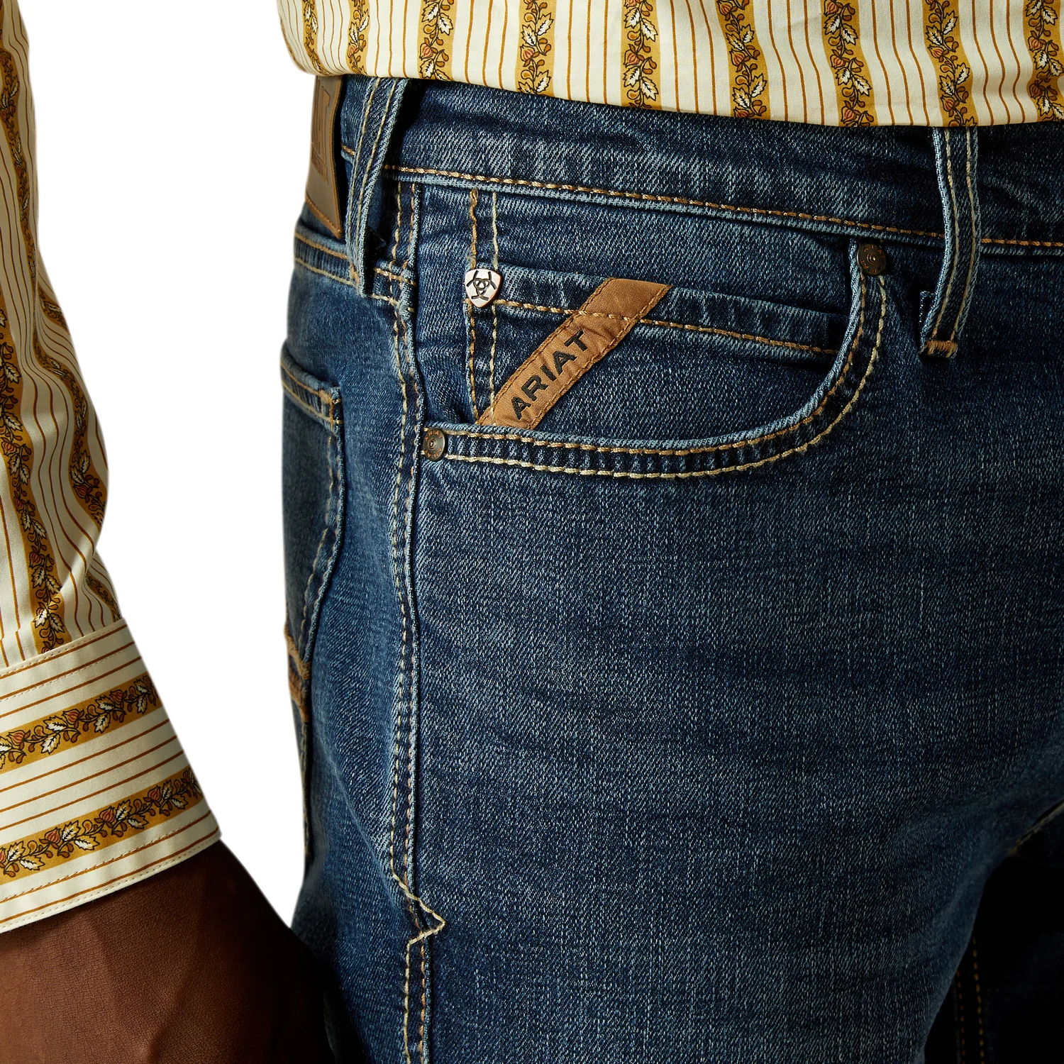 Ariat Men's M8 Slim Straight Jean - Samuel Kenny - Image 3