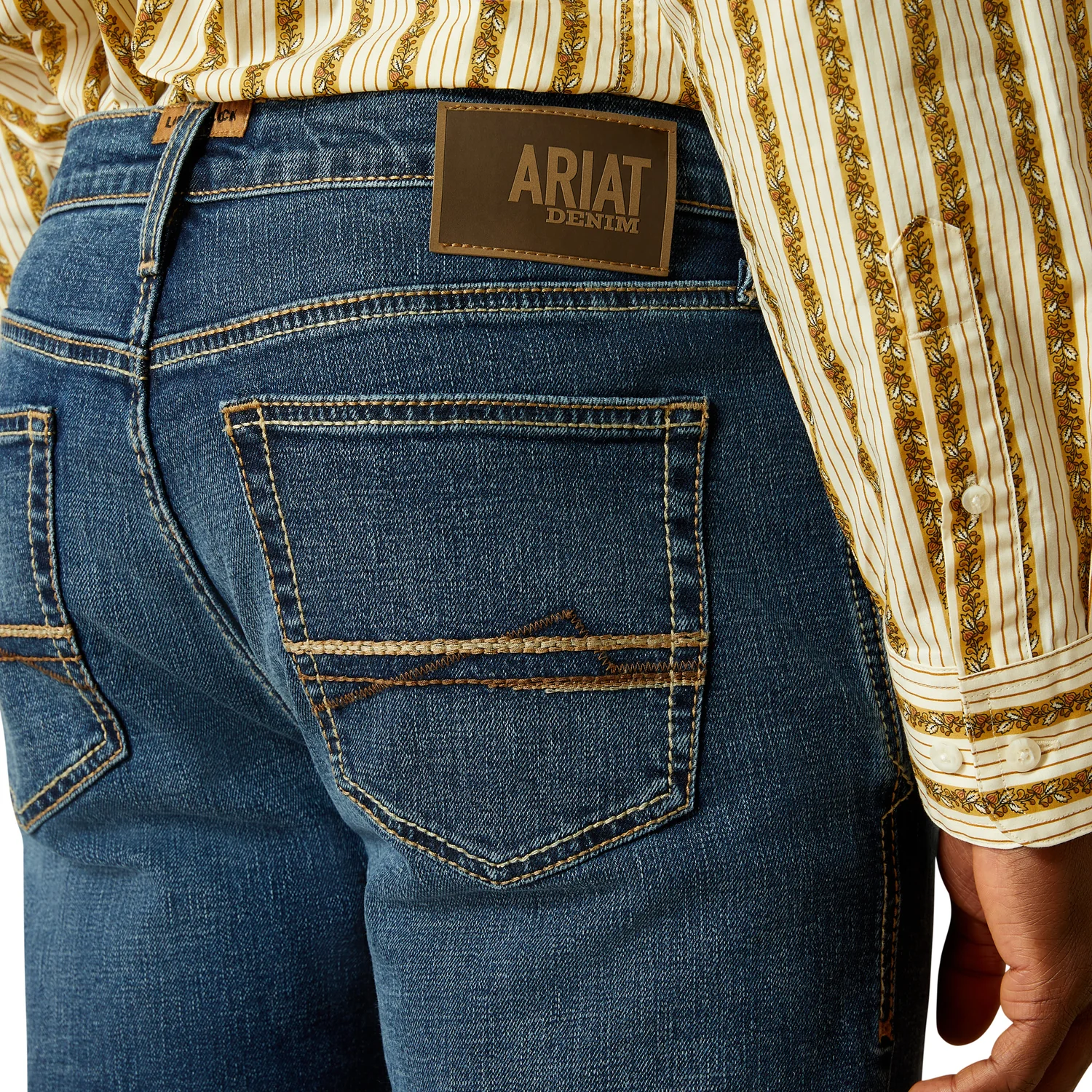 Ariat Men's M8 Slim Straight Jean - Samuel Kenny - Image 4