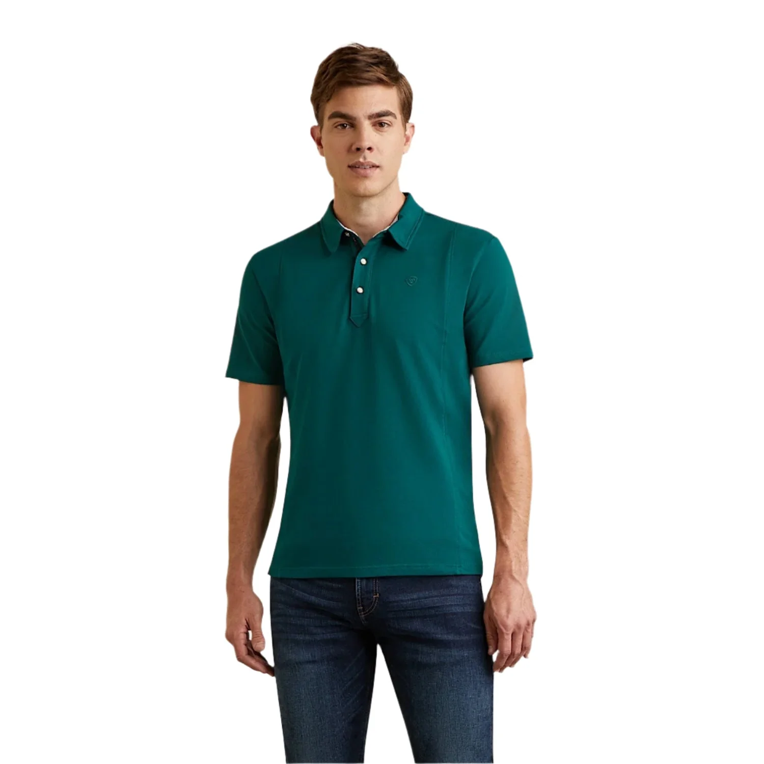 Ariat Men's Medal Polo - Forest