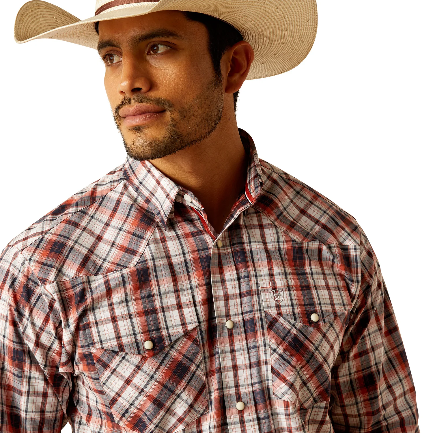 Ariat Men's Pro Payne Snap Shirt - Spice - Image 3