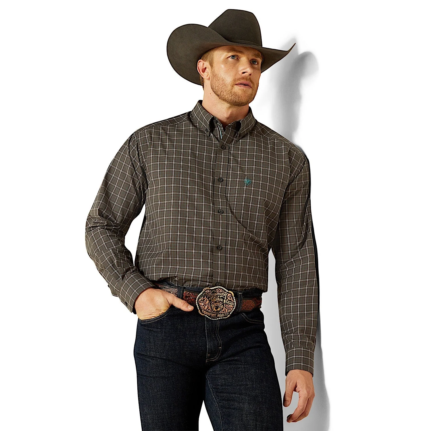 Ariat Men's Pro Series Benjamin Classic Fit Shirt - Black