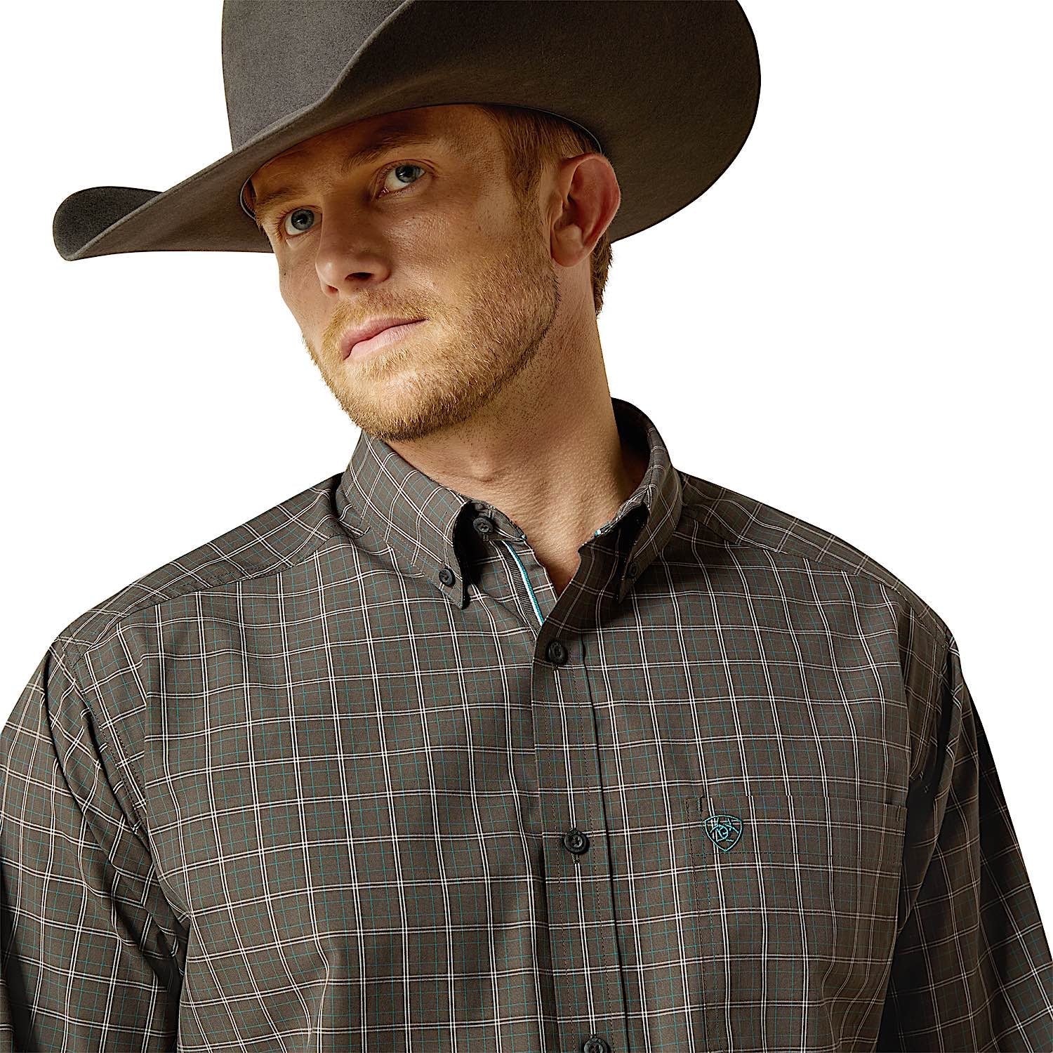 Ariat Men's Pro Series Benjamin Classic Fit Shirt - Black - Image 4