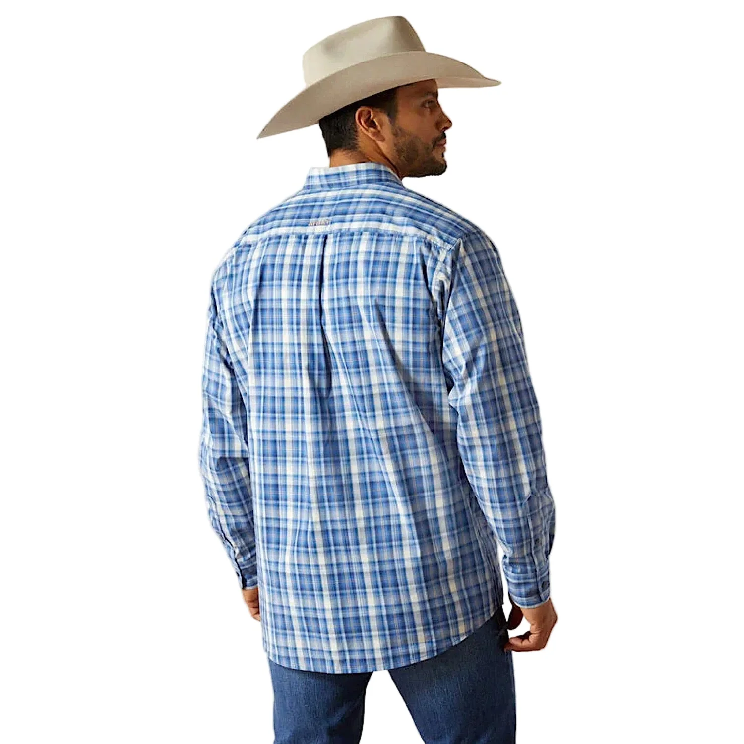 Ariat Men's Pro Series Soloman Shirt - Royal Blue - Image 2