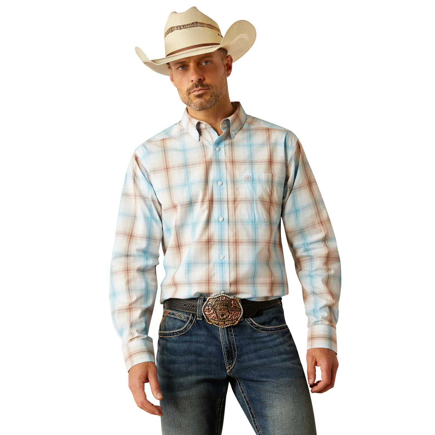Ariat Men's Pro Series Team Grady Classic Fit Shirt - Light Brown