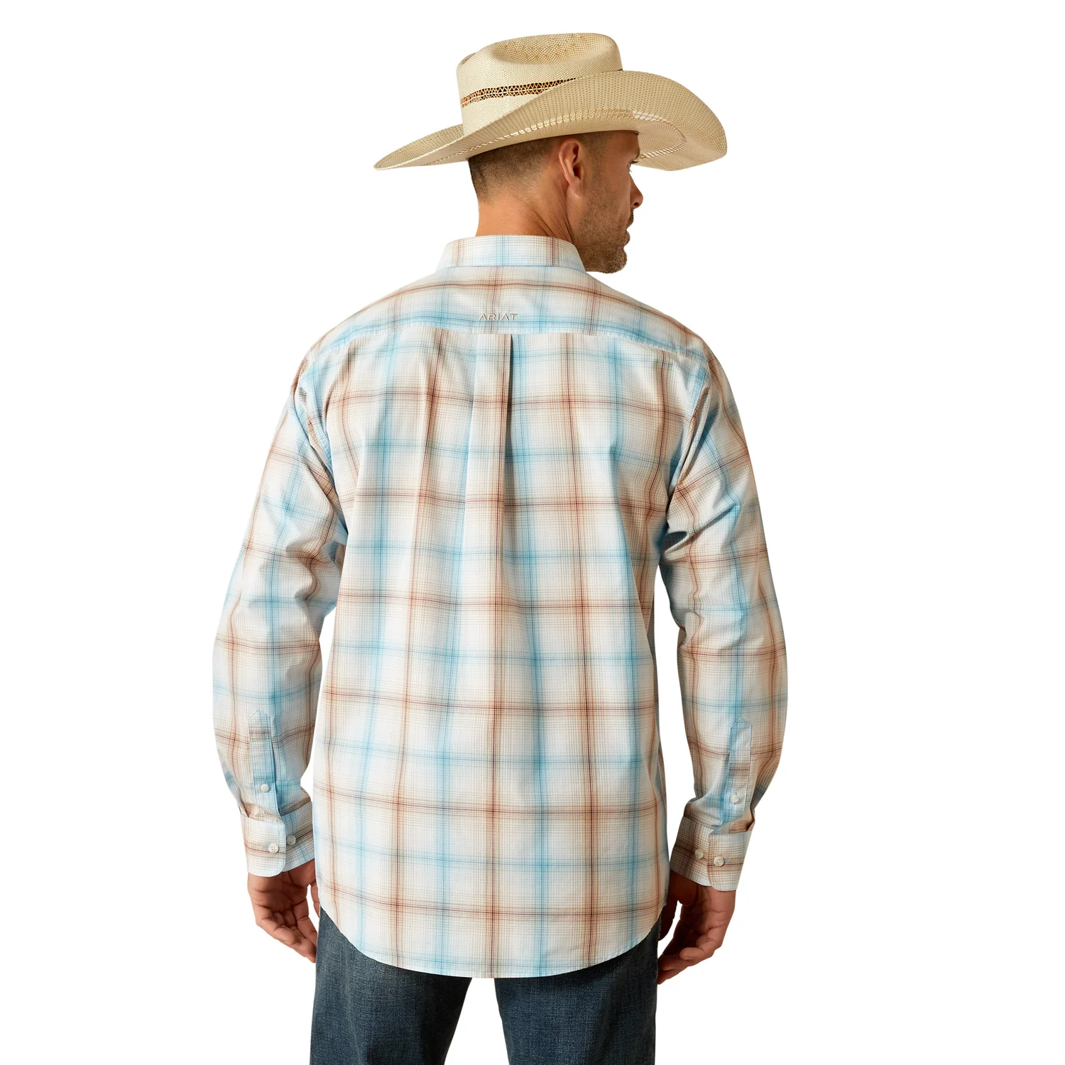 Ariat Men's Pro Series Team Grady Classic Fit Shirt - Light Brown - Image 2