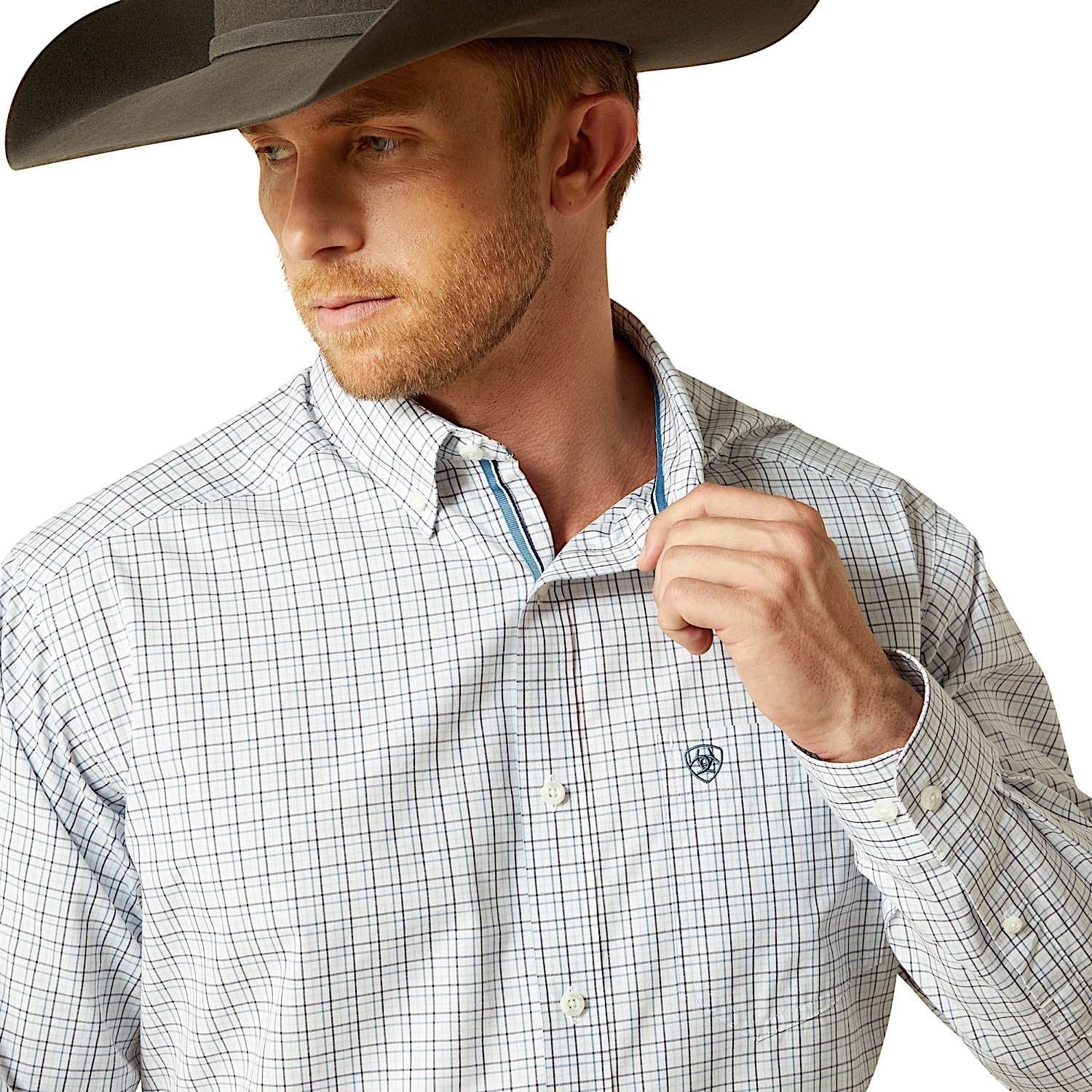 Ariat Men's Pro Series Tristan Classic Fit Shirt - White - Image 4