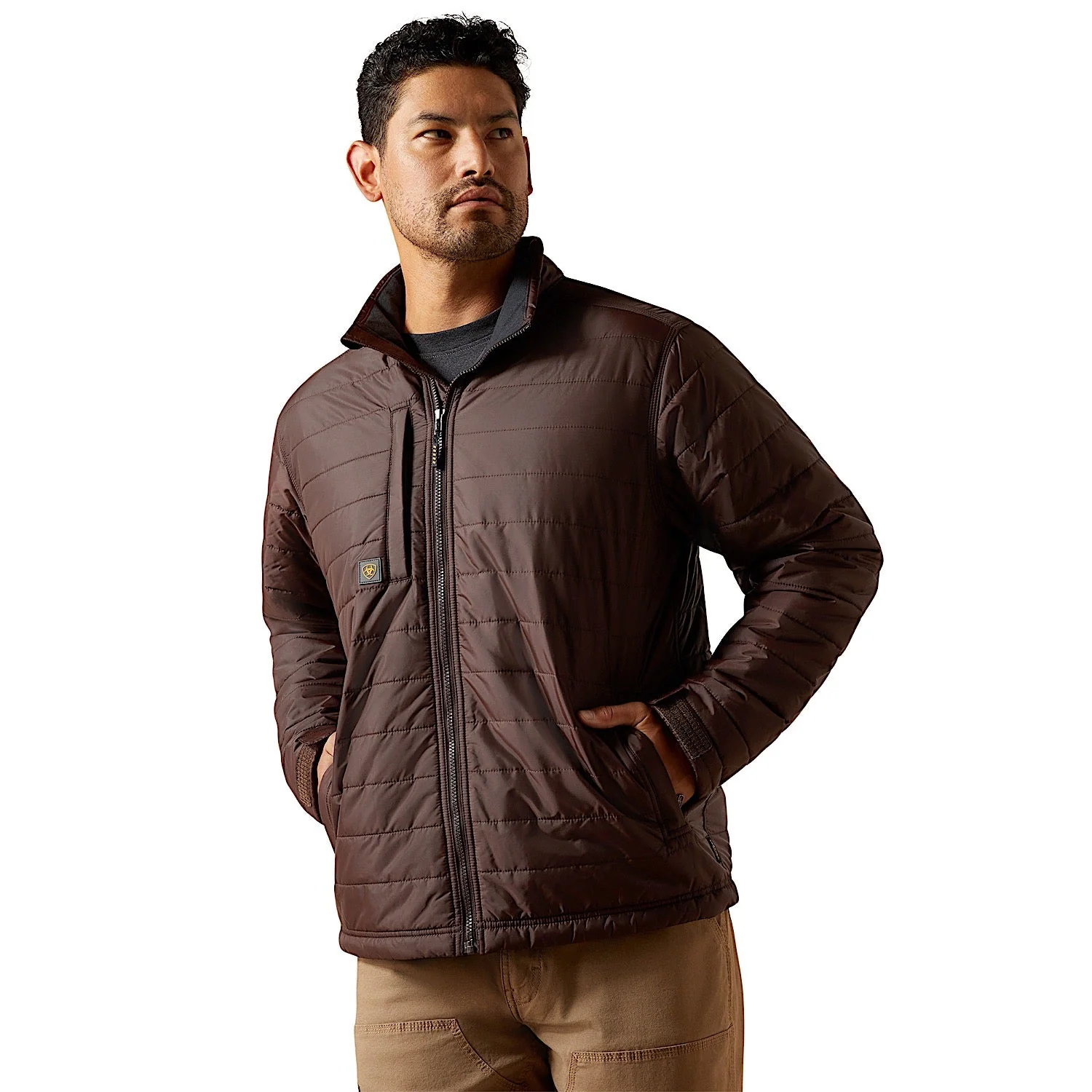 Ariat Men's Rebar Cordura Ripstop Lightweight Insulated Jacket - Mole
